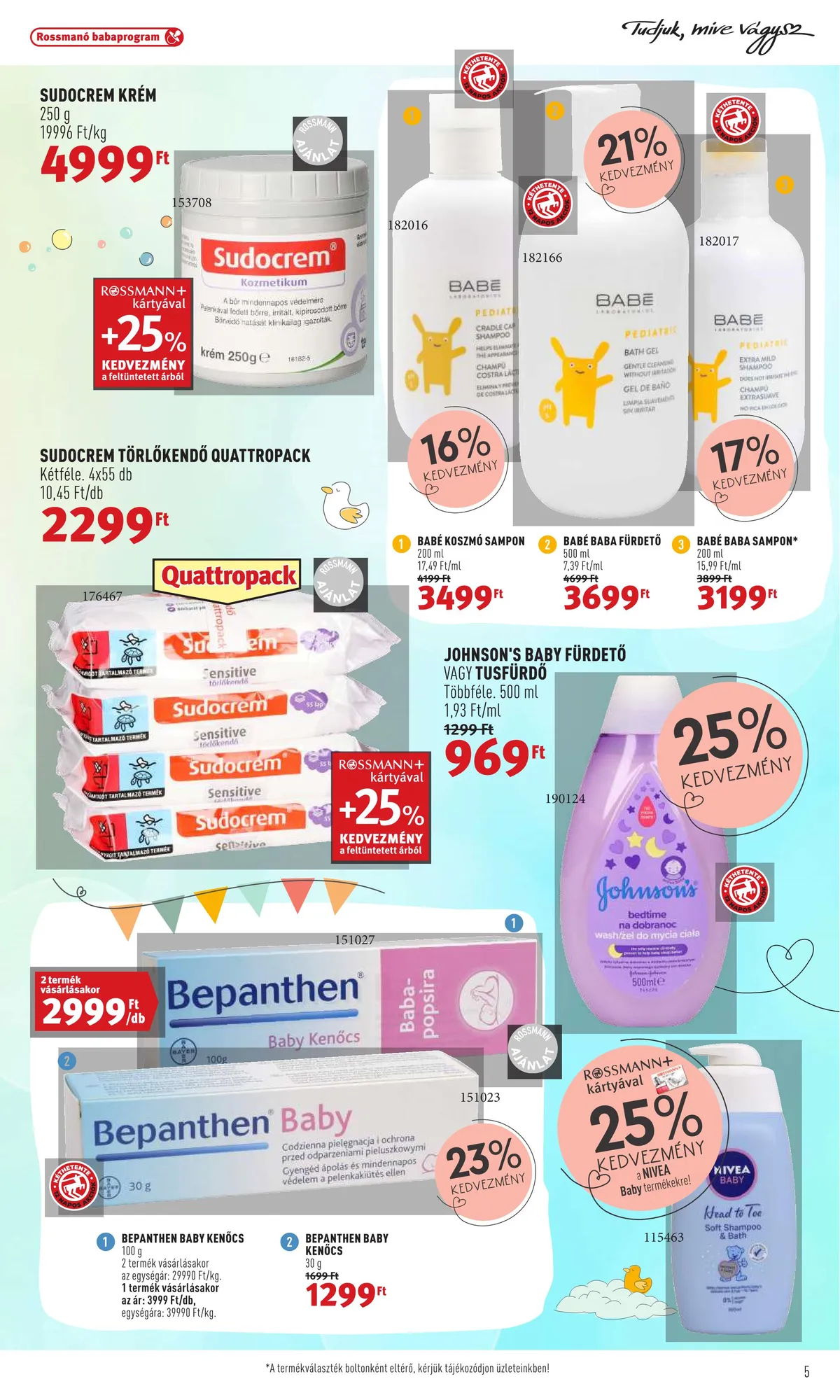 Rossmann akciós újság 08.08–08.19 – 5. oldal