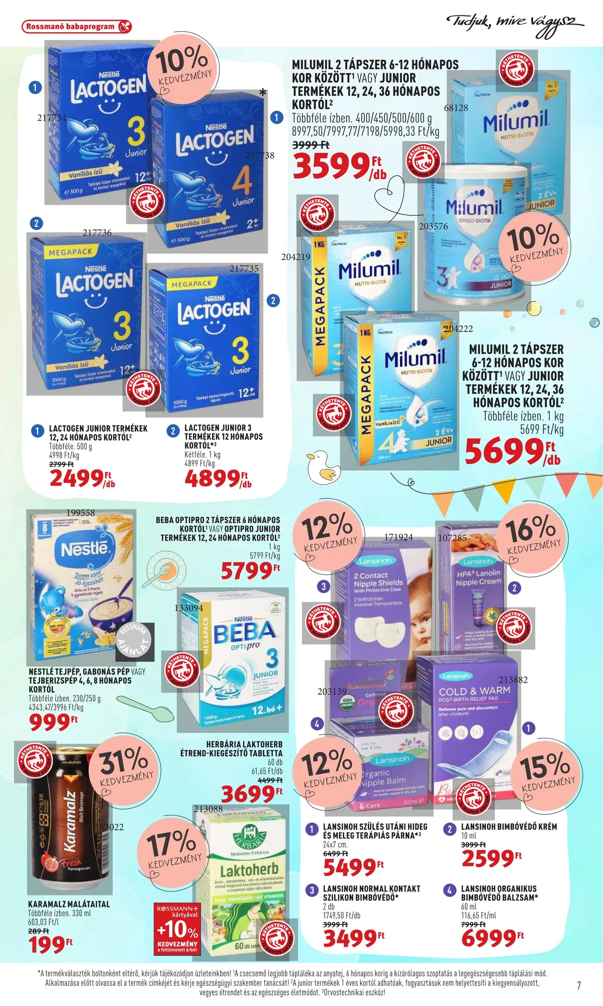 Rossmann akciós újság 08.08–08.19 – 7. oldal