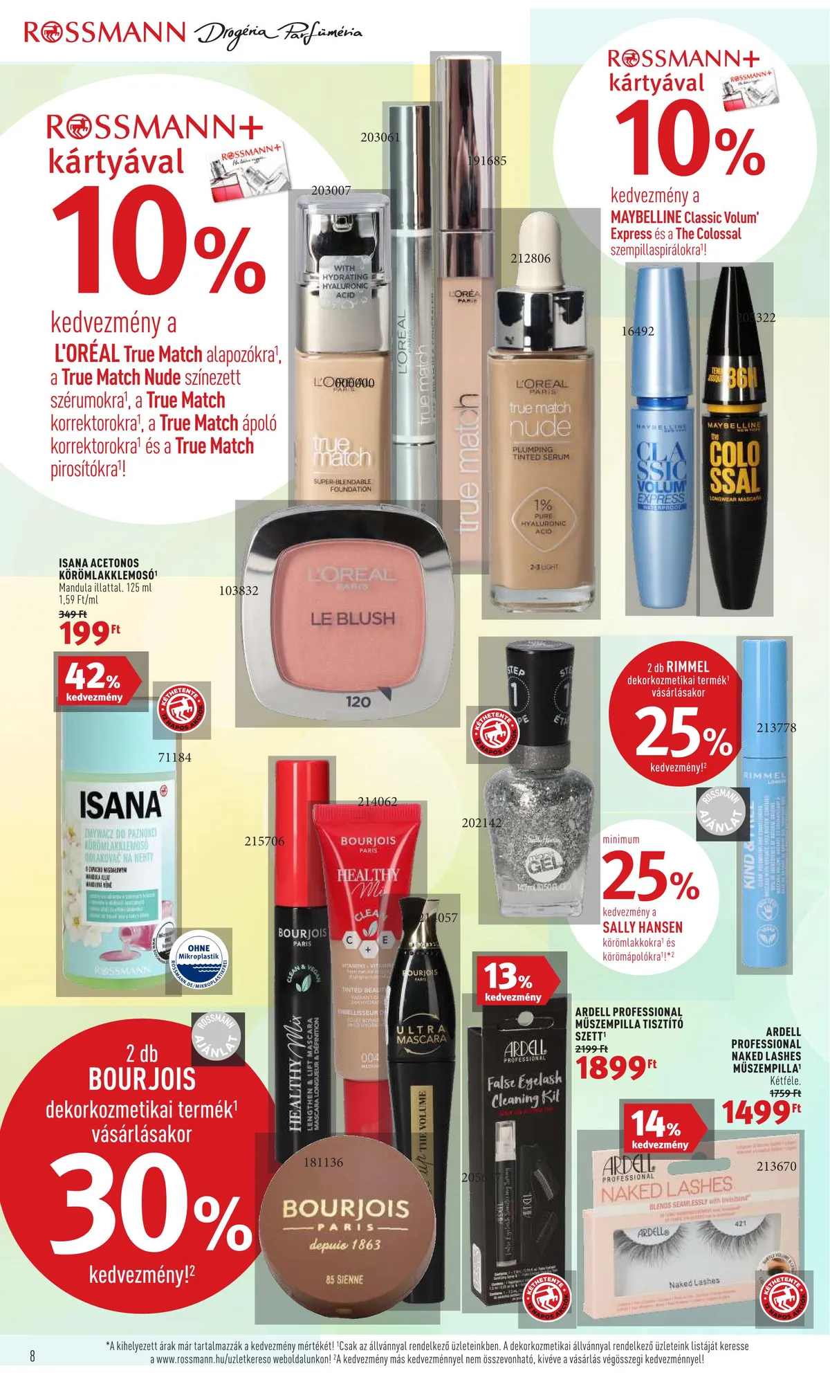 Rossmann akciós újság 08.08–08.19 – 8. oldal