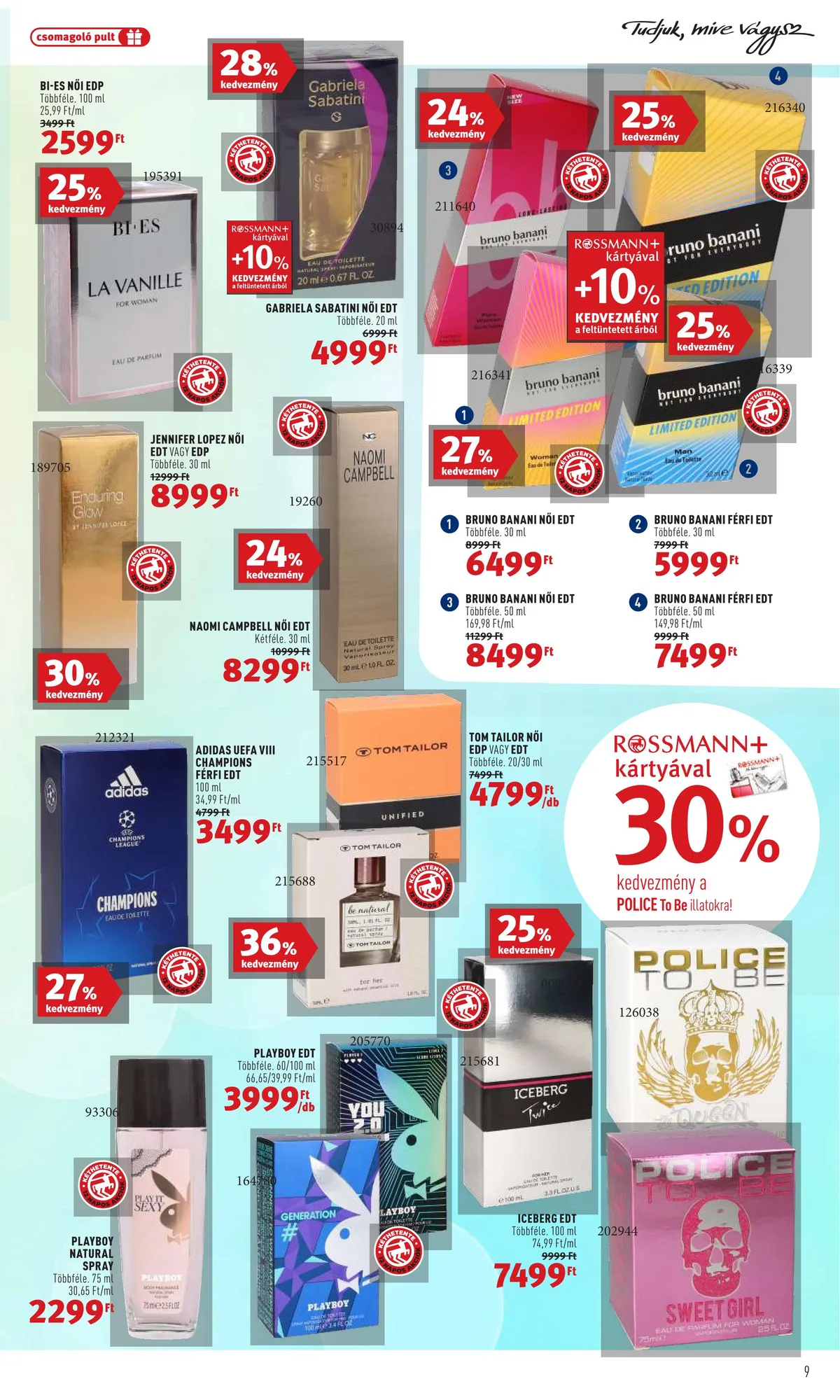 Rossmann akciós újság 08.08–08.19 – 9. oldal