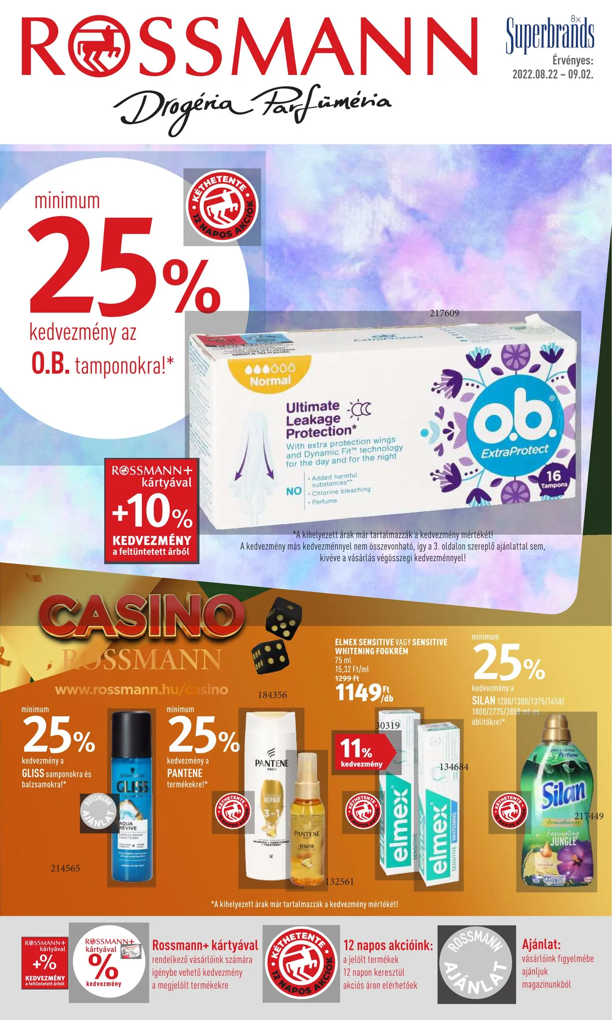 Rossmann akciós újság 08.22–09.02