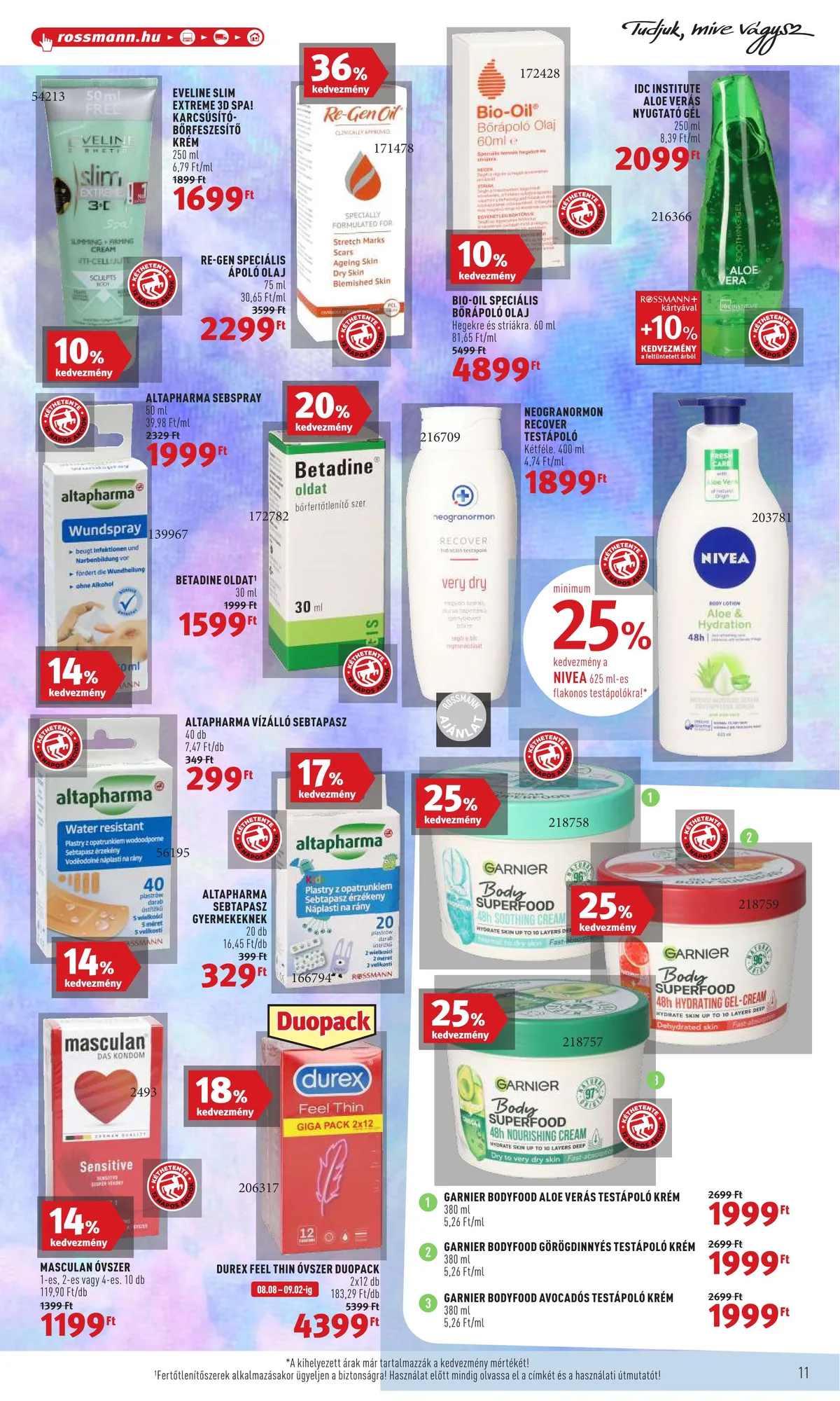 Rossmann akciós újság 08.22–09.02 – 11. oldal