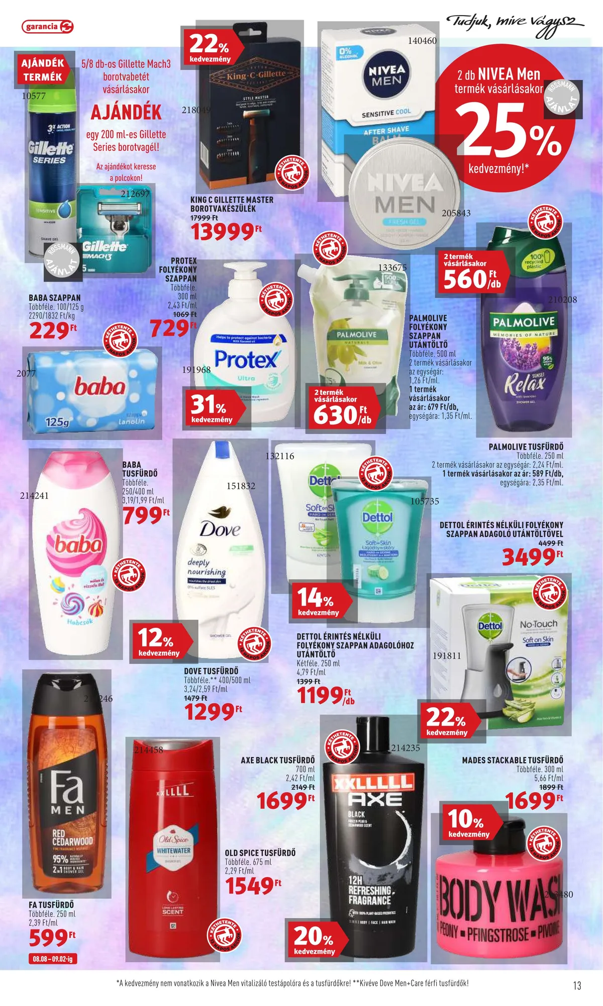 Rossmann akciós újság 08.22–09.02 – 13. oldal