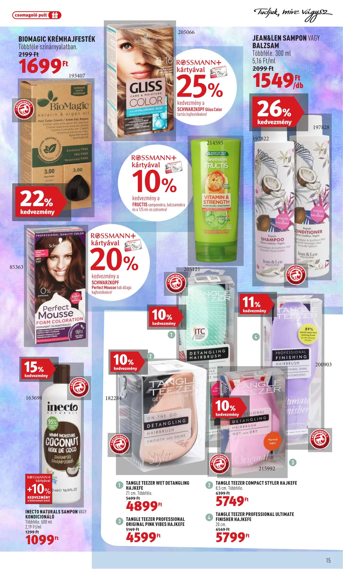 Rossmann akciós újság 08.22–09.02 – 15. oldal
