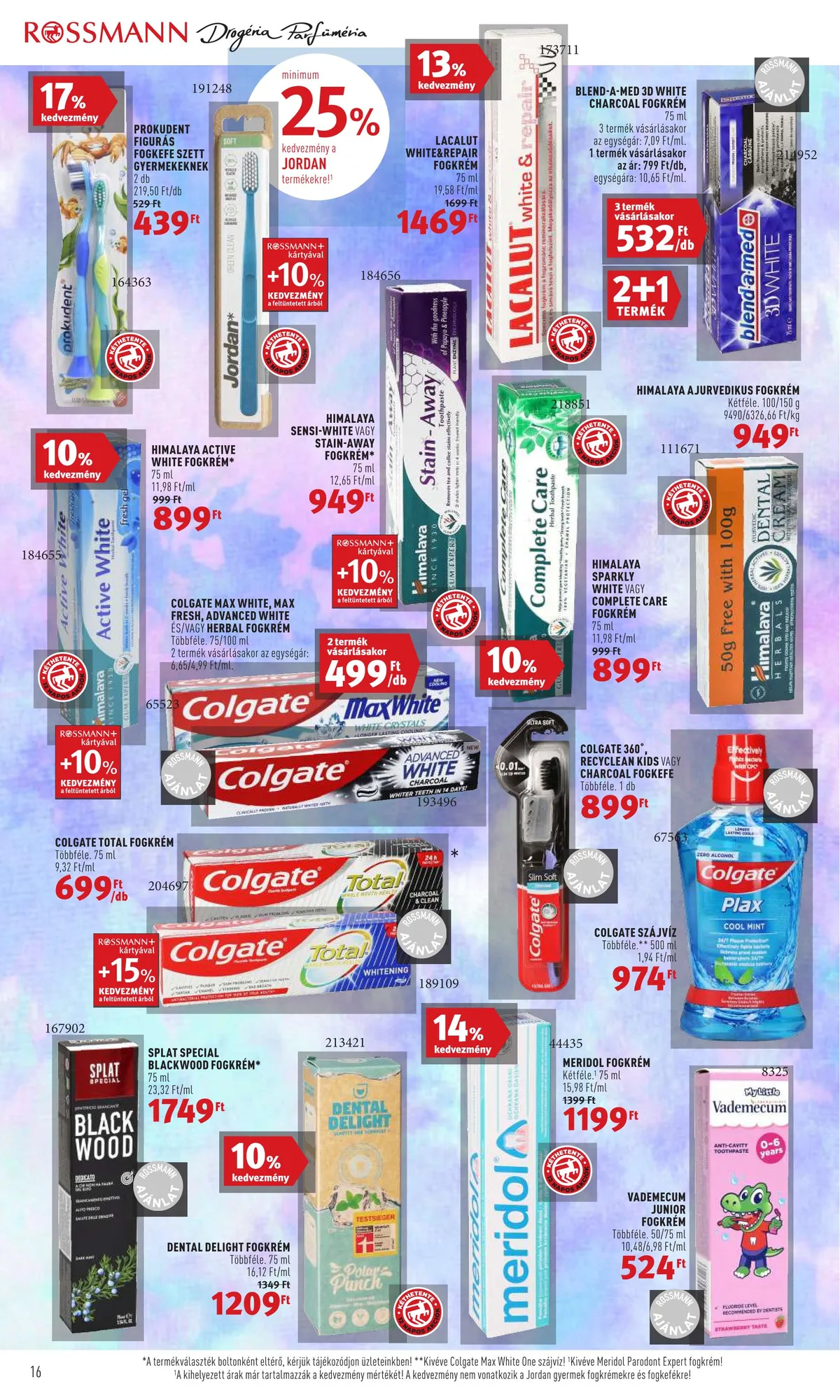 Rossmann akciós újság 08.22–09.02 – 16. oldal