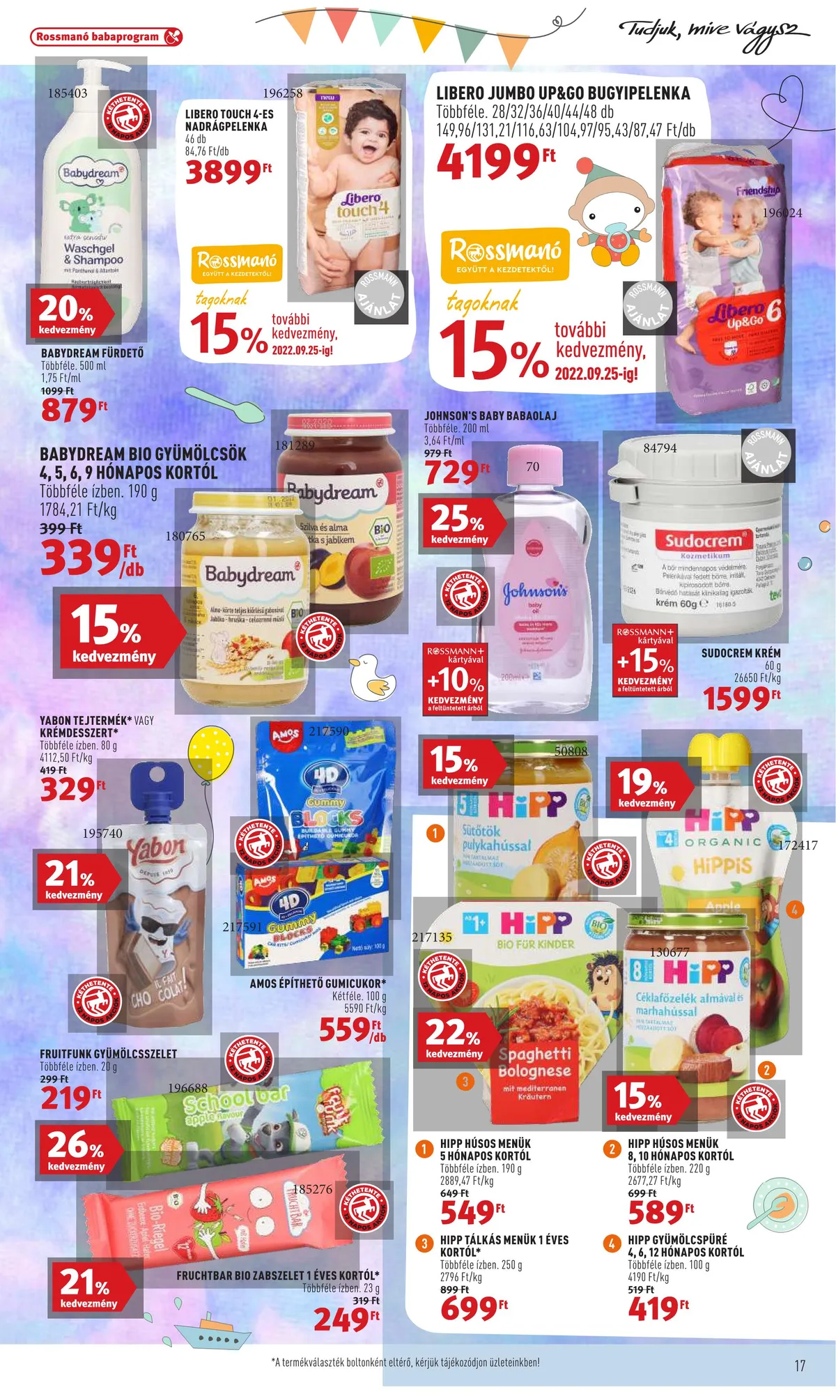 Rossmann akciós újság 08.22–09.02 – 17. oldal