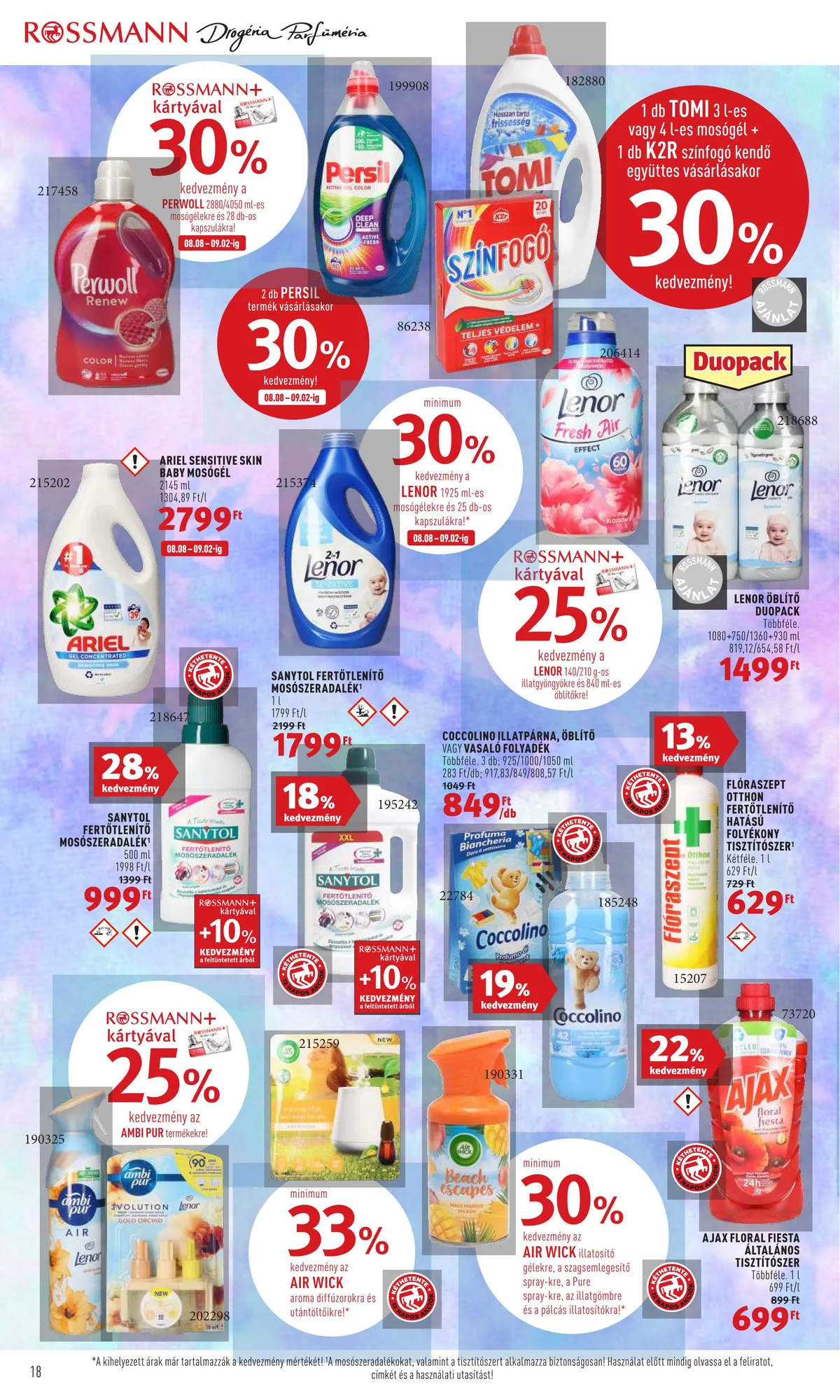 Rossmann akciós újság 08.22–09.02 – 18. oldal