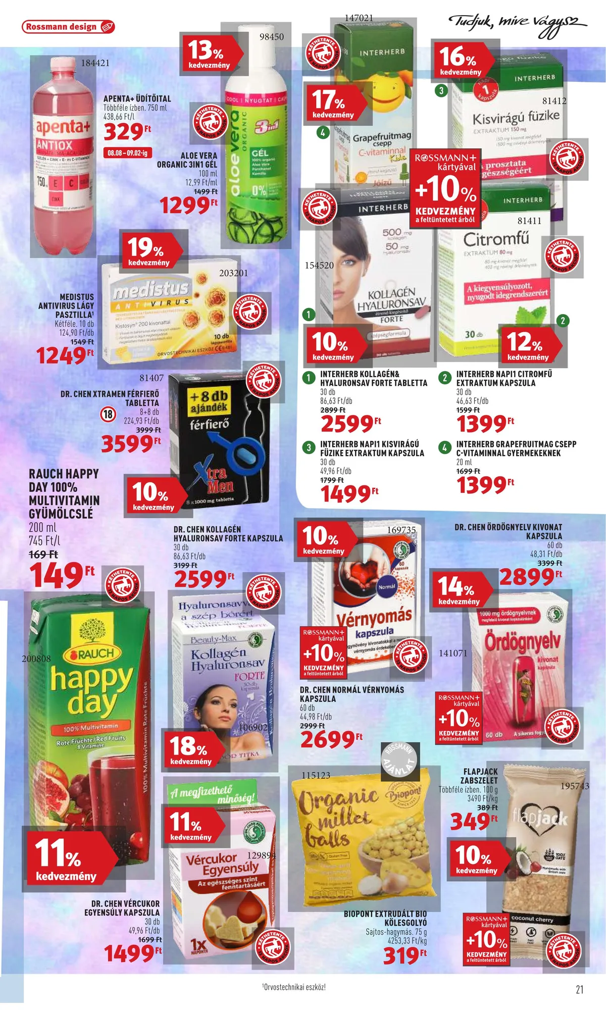 Rossmann akciós újság 08.22–09.02 – 21. oldal