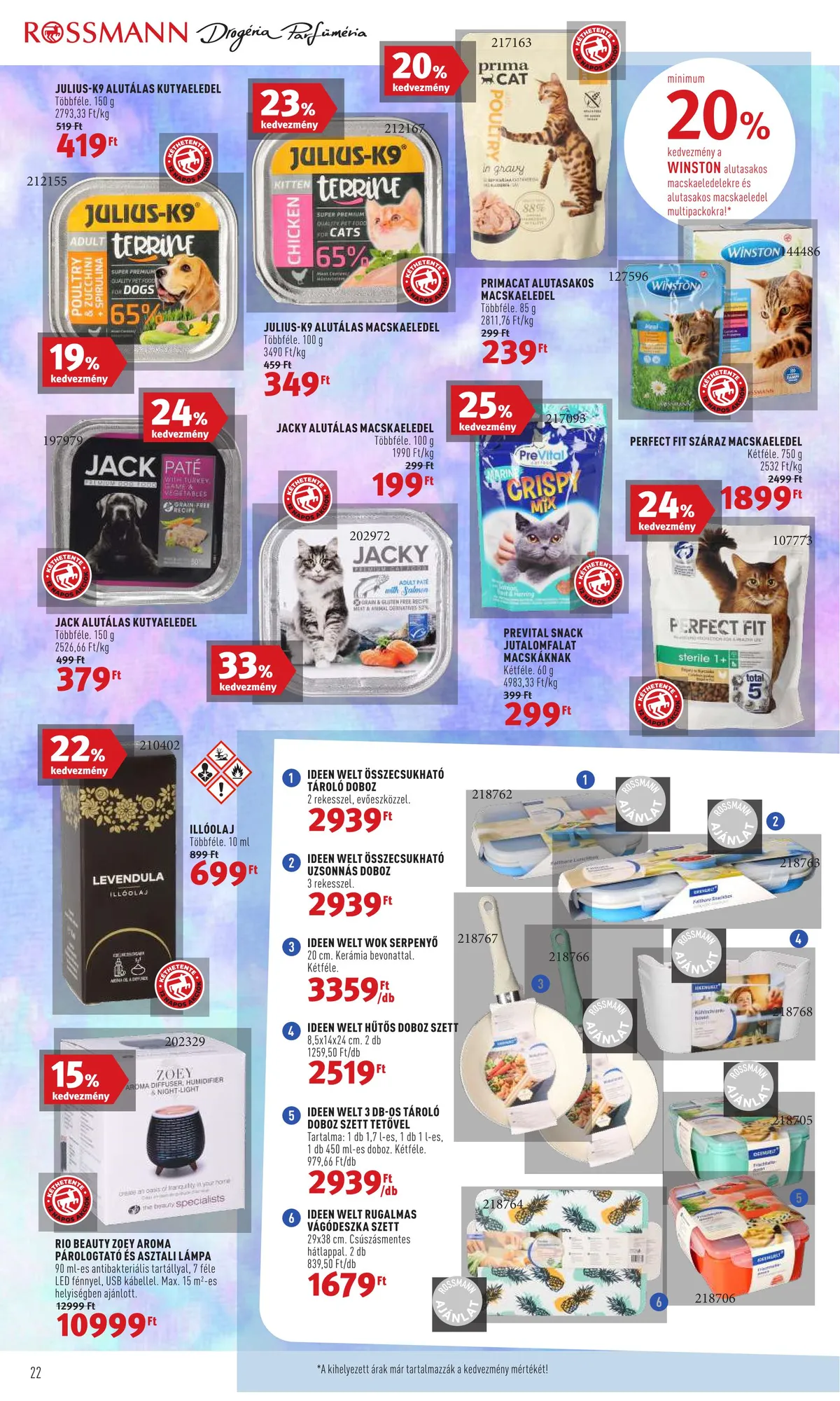Rossmann akciós újság 08.22–09.02 – 22. oldal