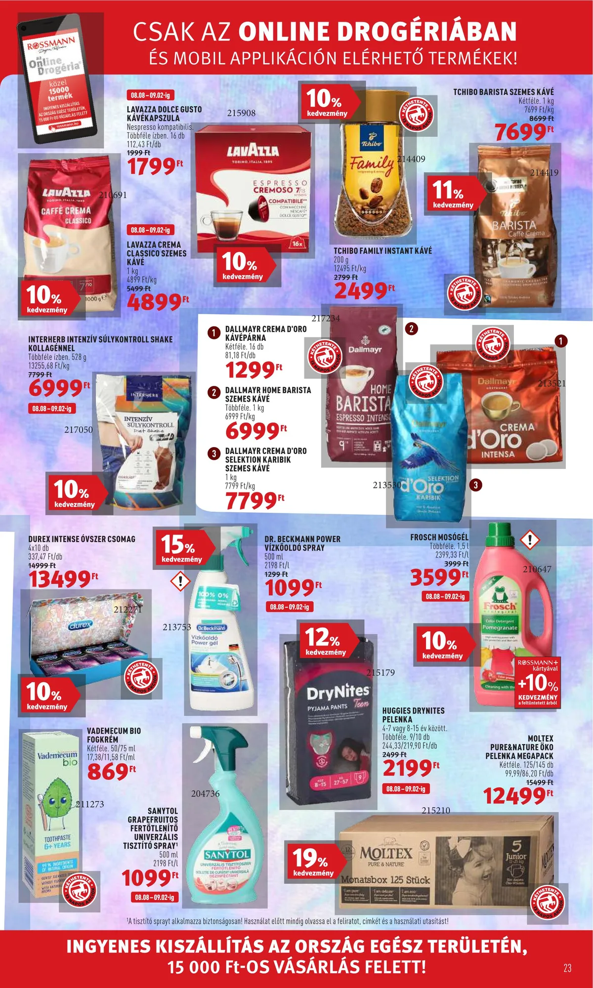Rossmann akciós újság 08.22–09.02 – 23. oldal