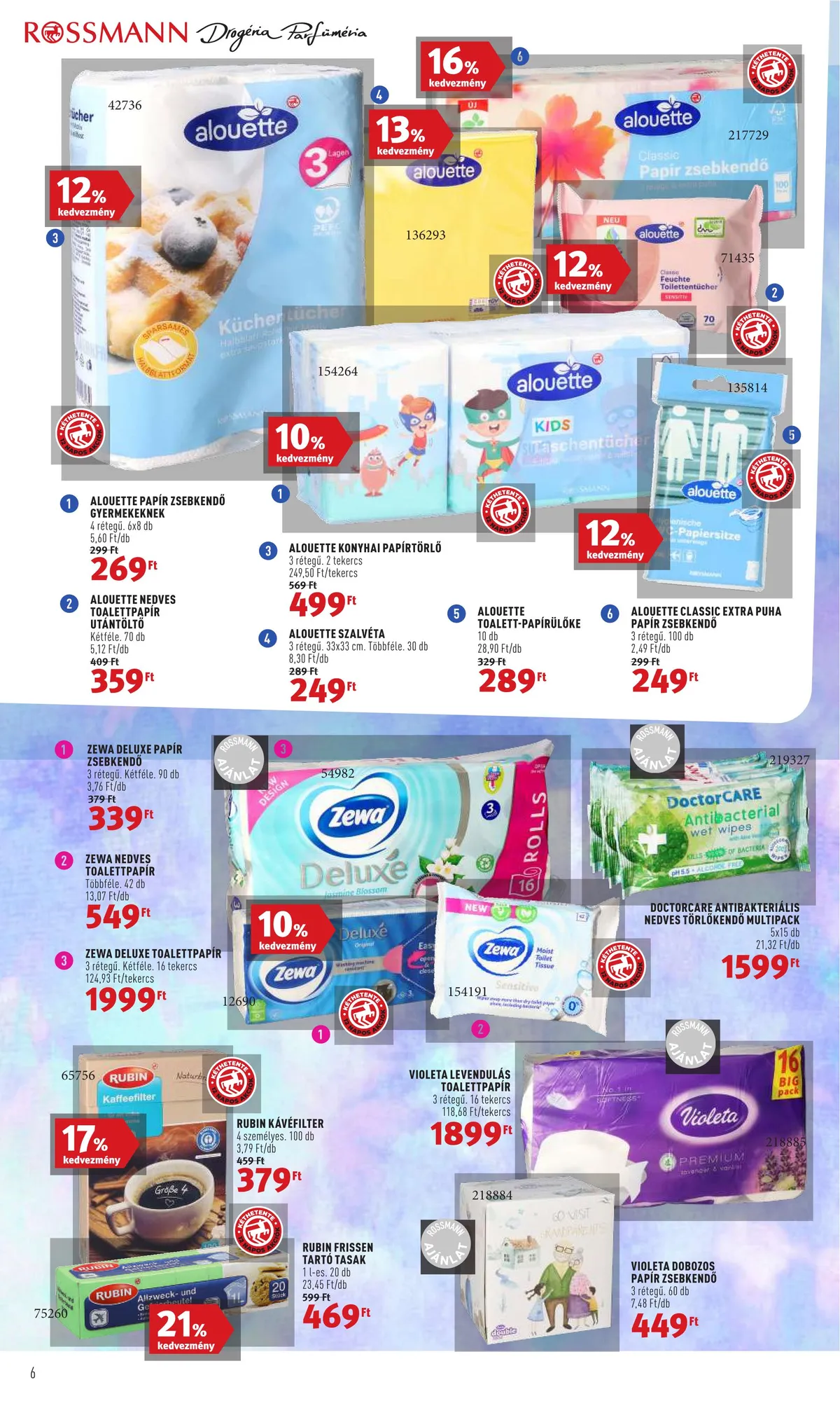 Rossmann akciós újság 08.22–09.02 – 6. oldal