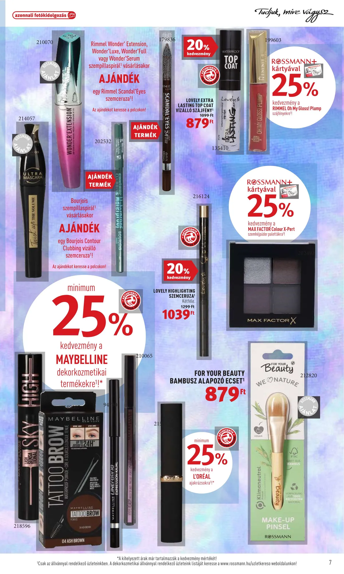 Rossmann akciós újság 08.22–09.02 – 7. oldal