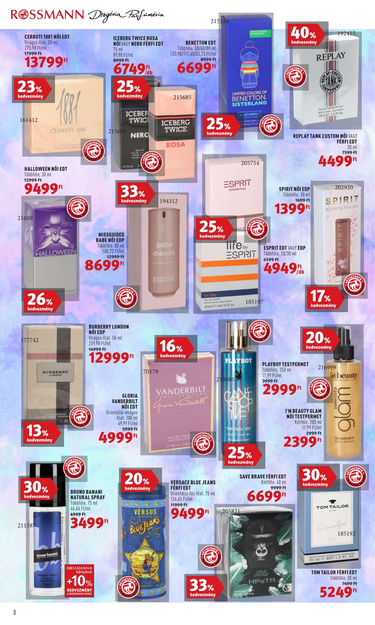 Rossmann akciós újság 08.22–09.02 – 8. oldal