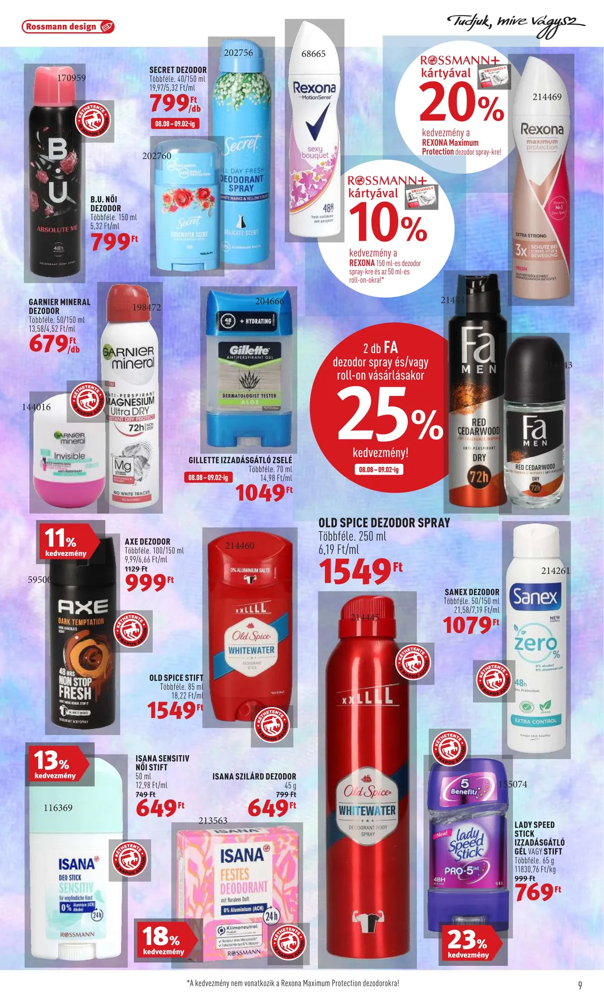 Rossmann akciós újság 08.22–09.02 – 9. oldal
