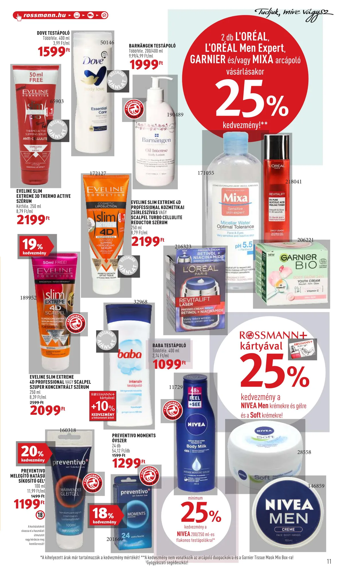 Rossmann akciós újság 09.05–09.16 – 11. oldal