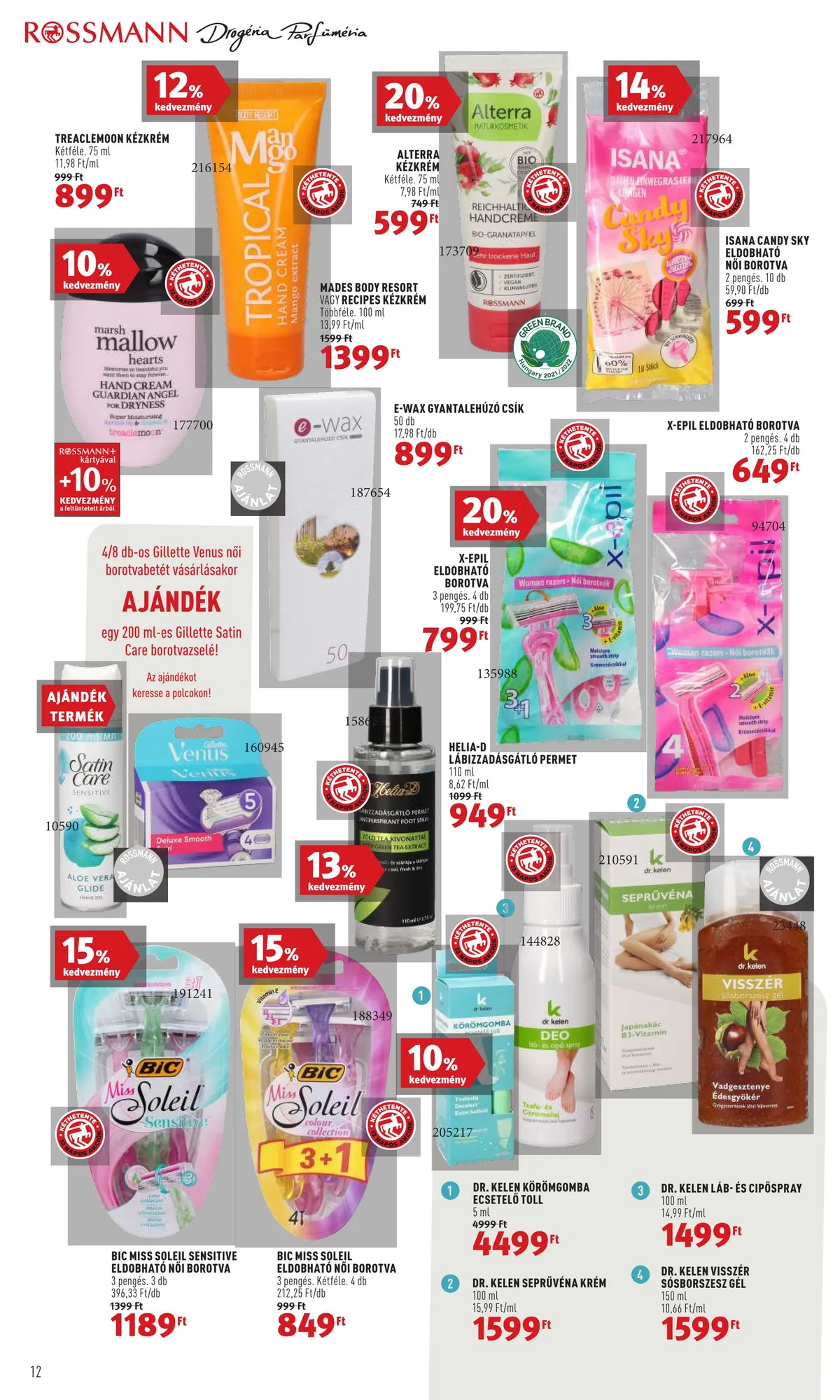 Rossmann akciós újság 09.05–09.16 – 12. oldal