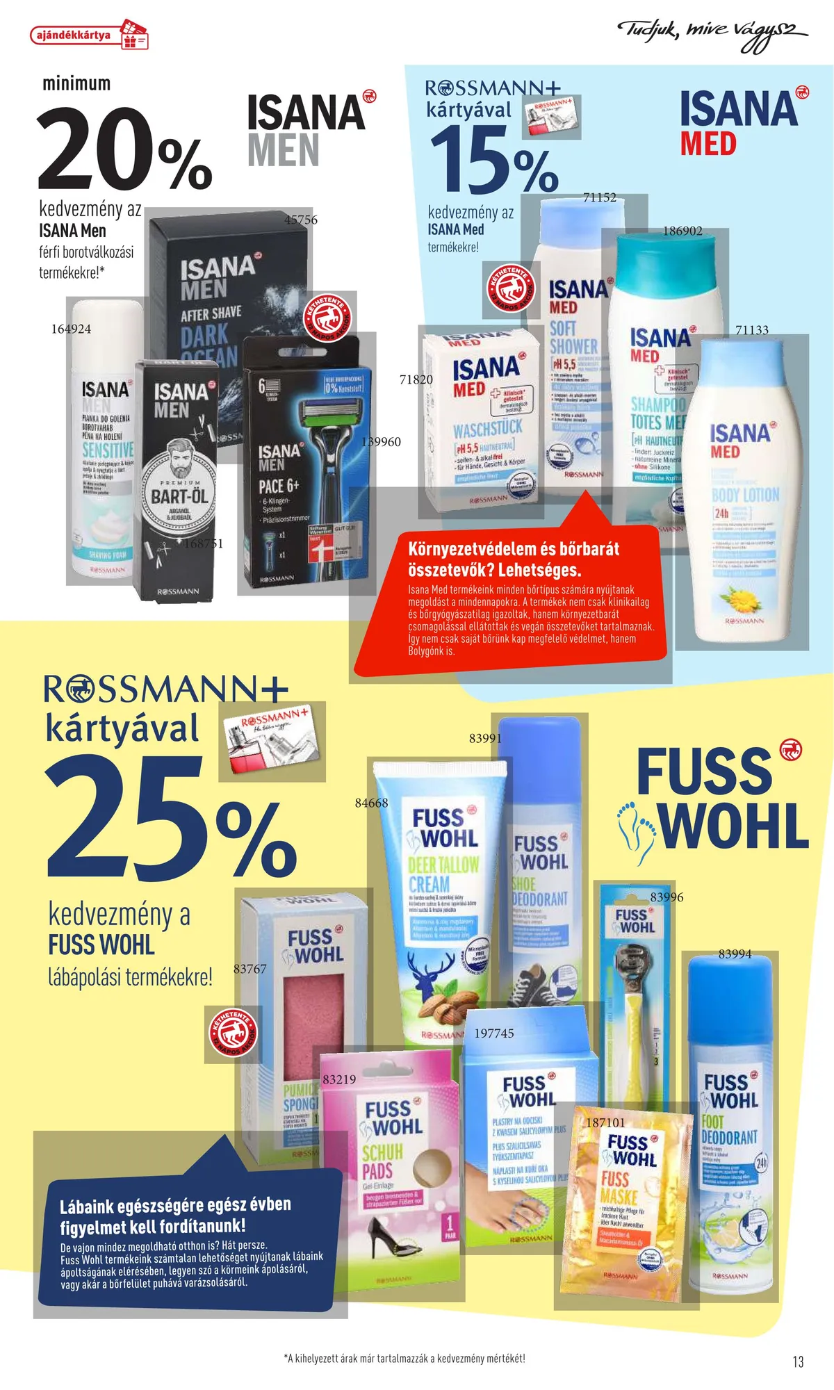 Rossmann akciós újság 09.05–09.16 – 13. oldal