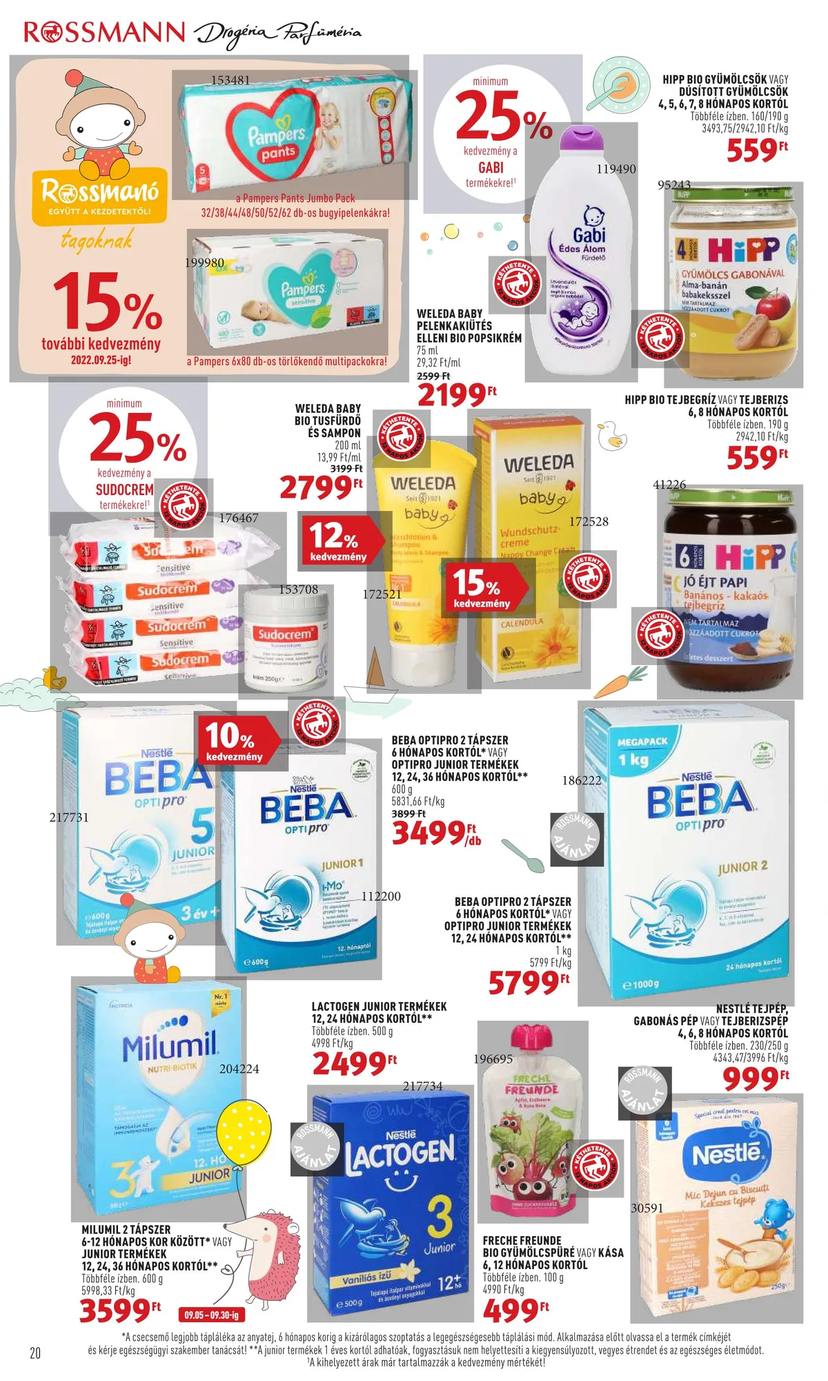 Rossmann akciós újság 09.05–09.16 – 20. oldal