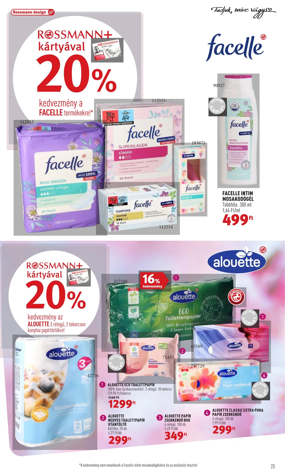 Rossmann akciós újság 09.05–09.16 – 23. oldal