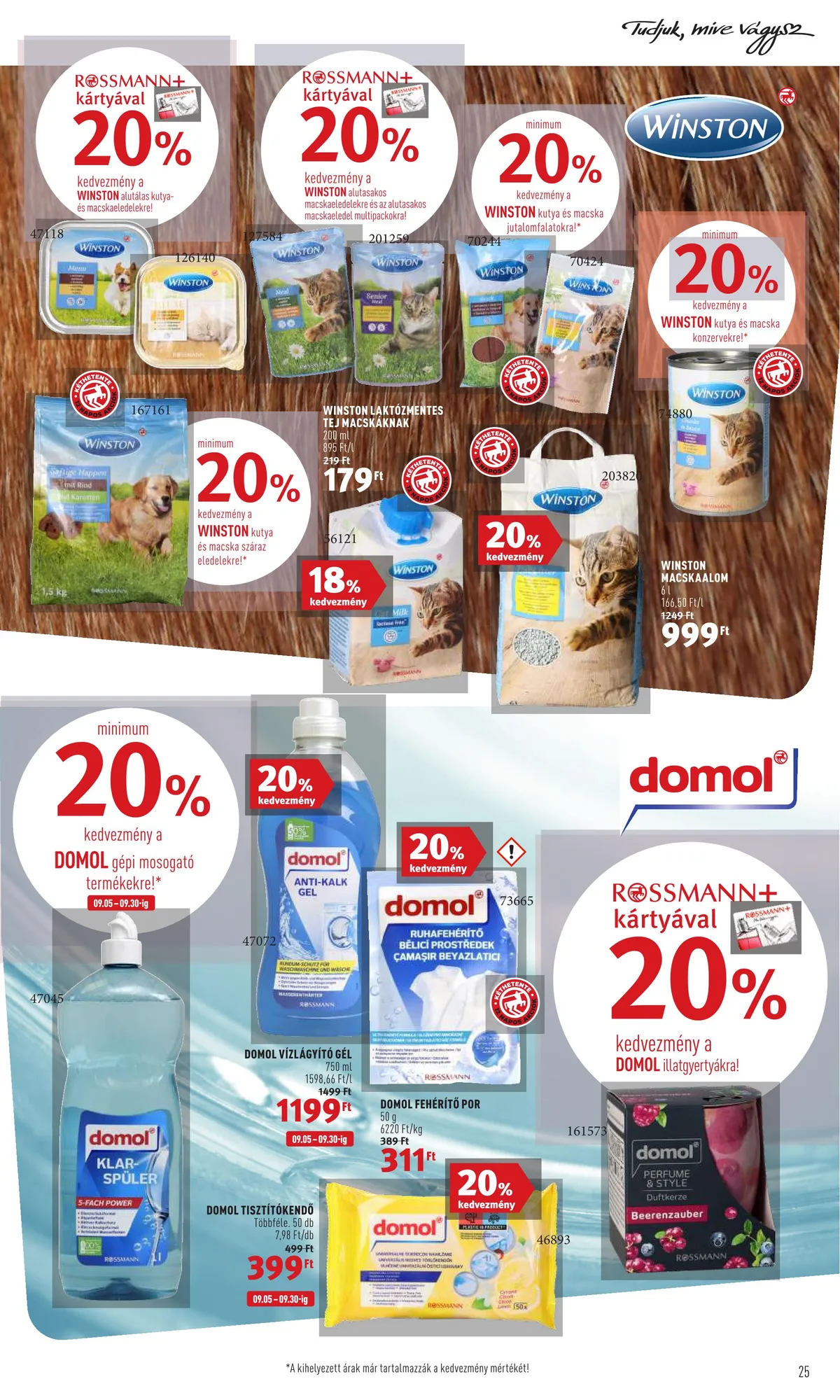 Rossmann akciós újság 09.05–09.16 – 25. oldal