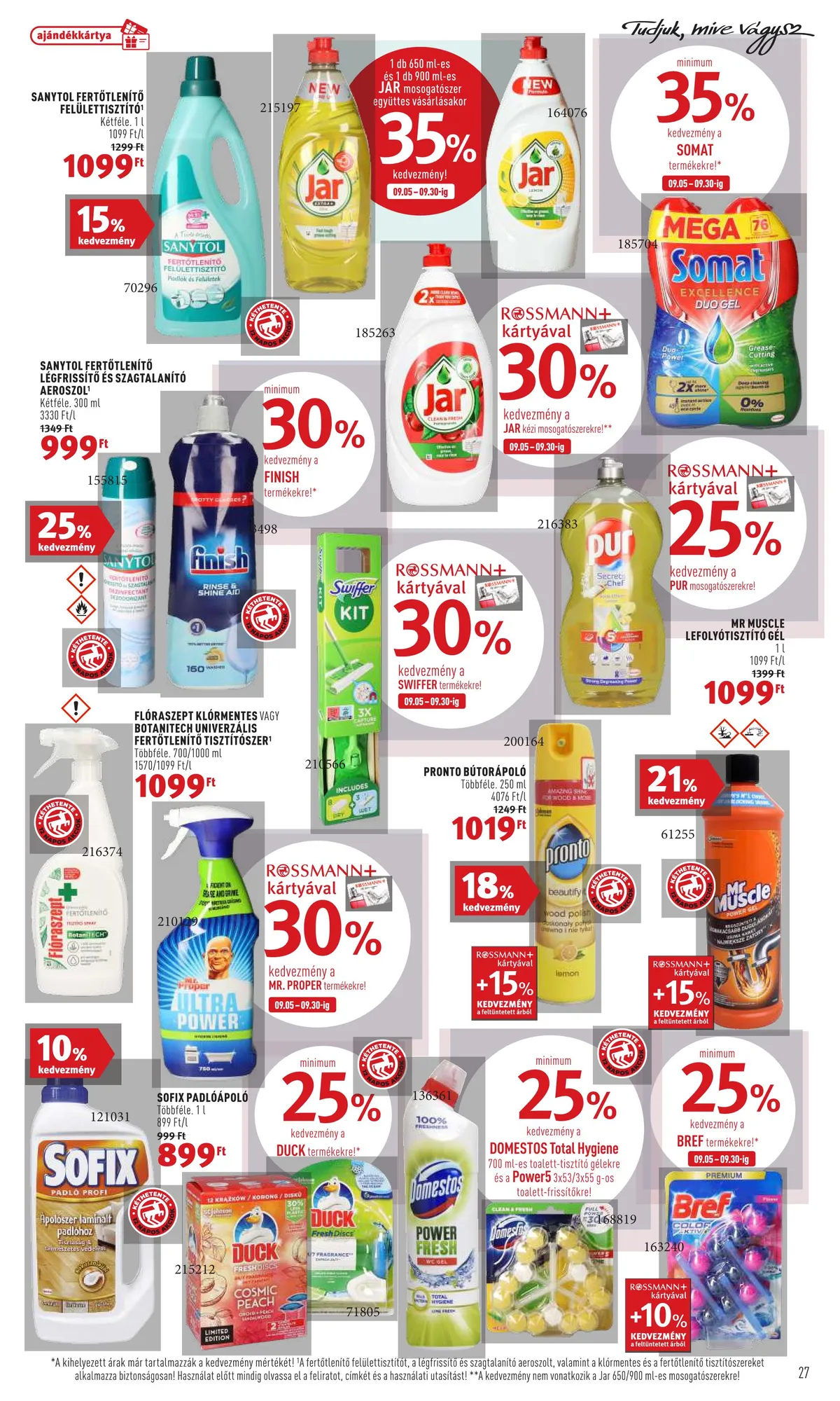 Rossmann akciós újság 09.05–09.16 – 27. oldal