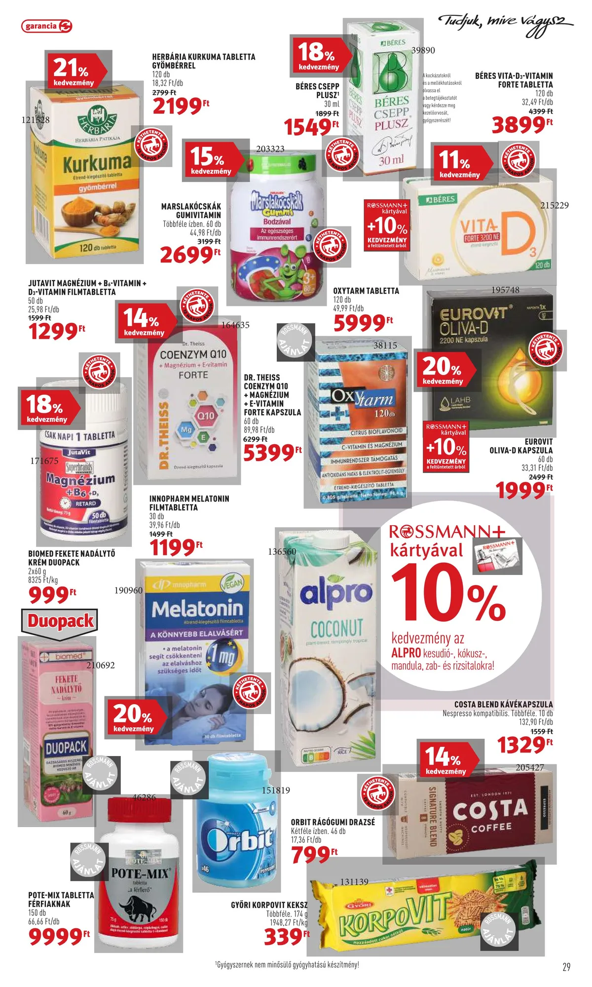 Rossmann akciós újság 09.05–09.16 – 29. oldal