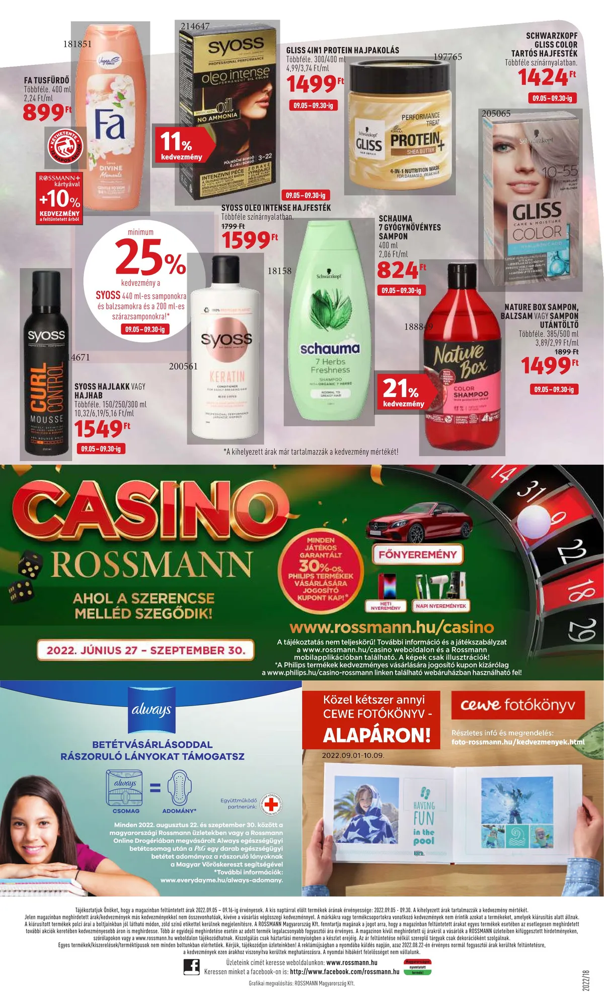 Rossmann akciós újság 09.05–09.16 – 32. oldal