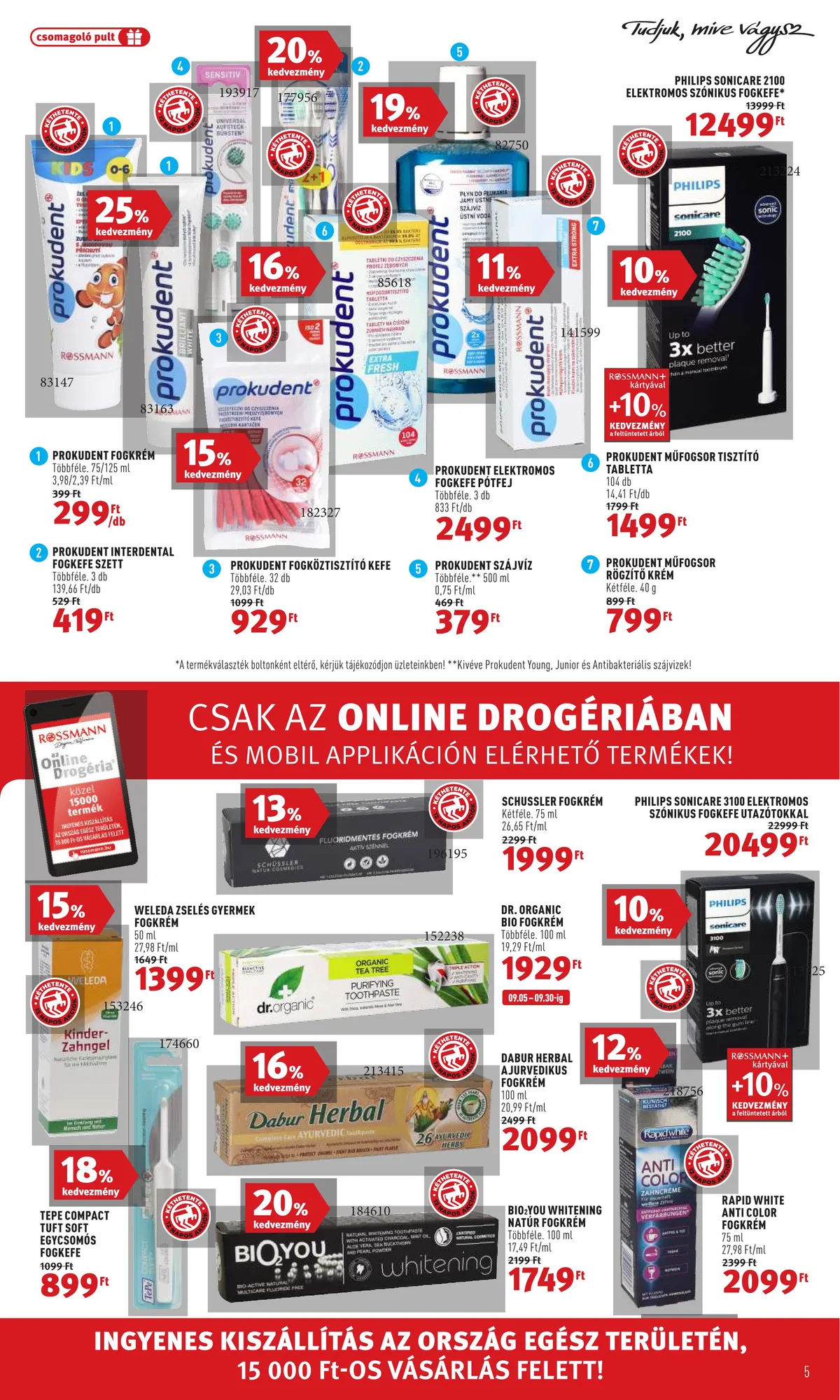 Rossmann akciós újság 09.05–09.16 – 5. oldal