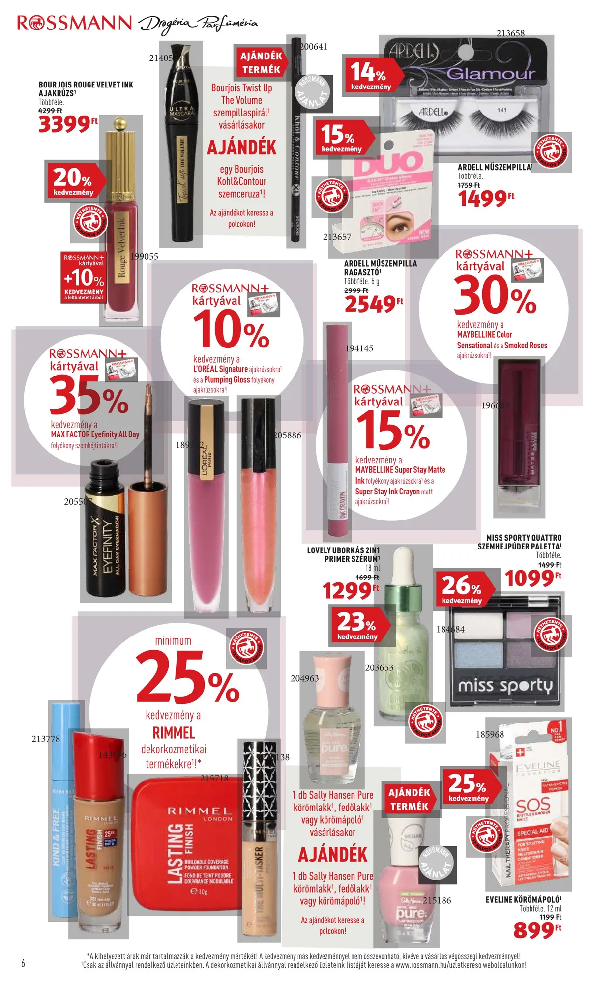 Rossmann akciós újság 09.05–09.16 – 6. oldal