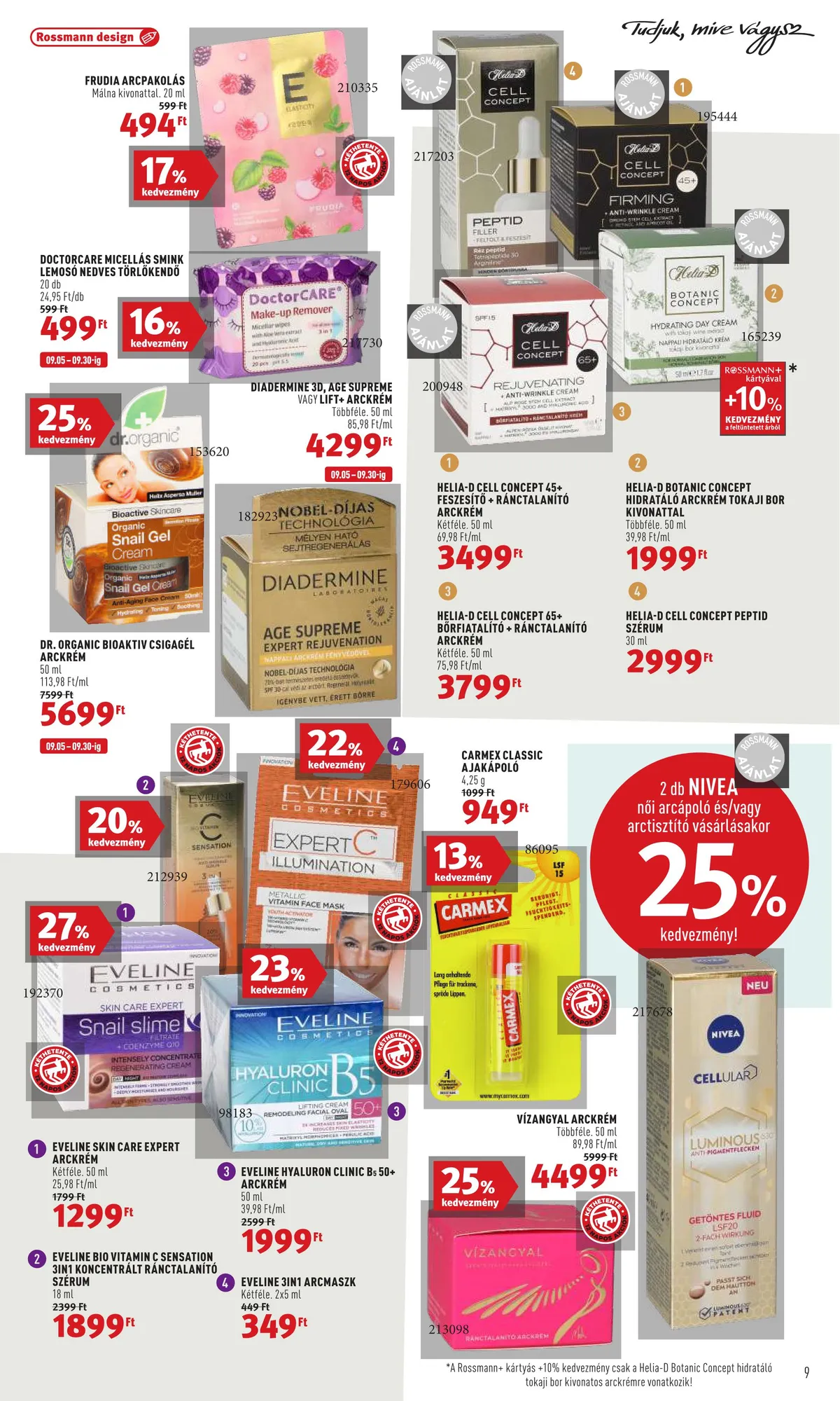 Rossmann akciós újság 09.05–09.16 – 9. oldal
