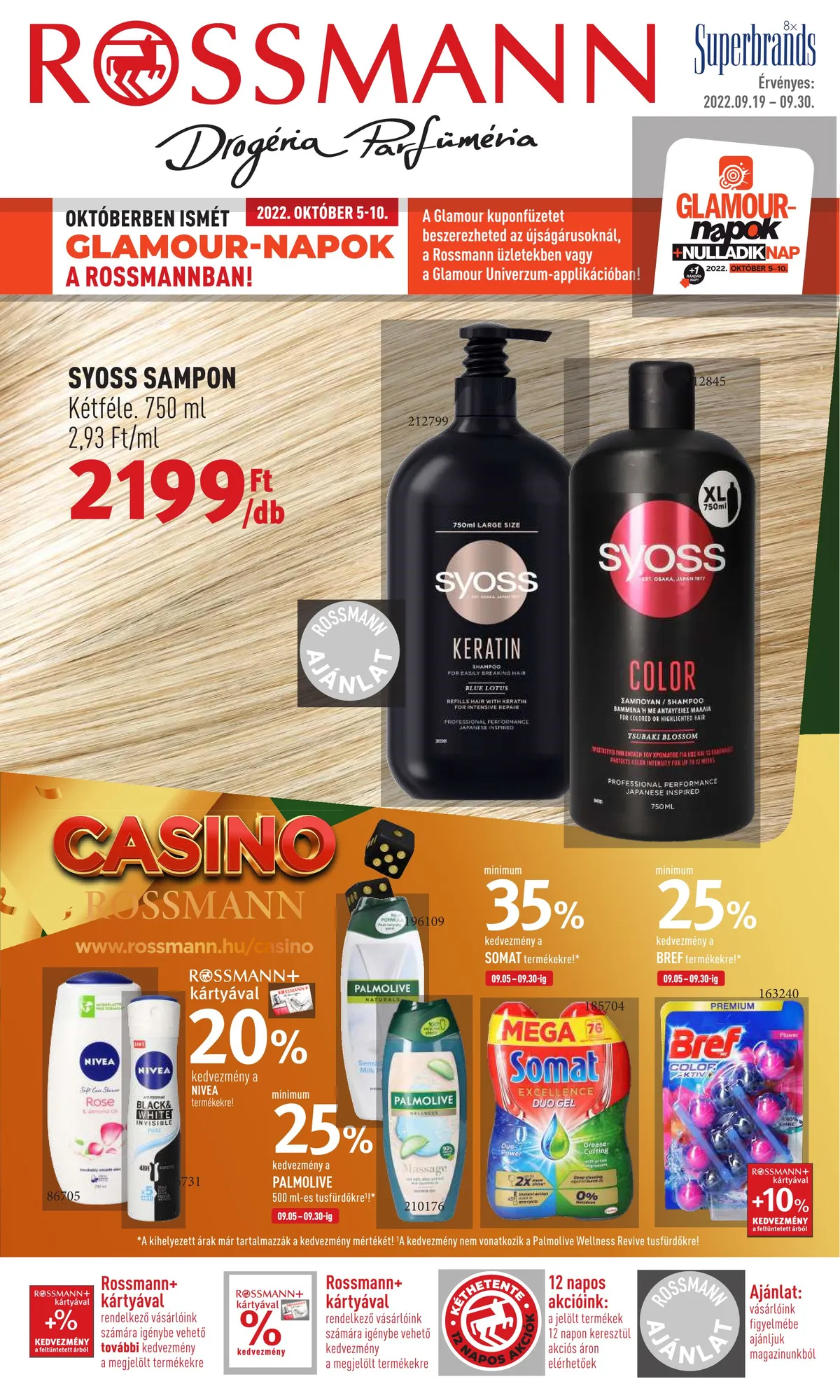 Rossmann akciós újság 09.19–09.30