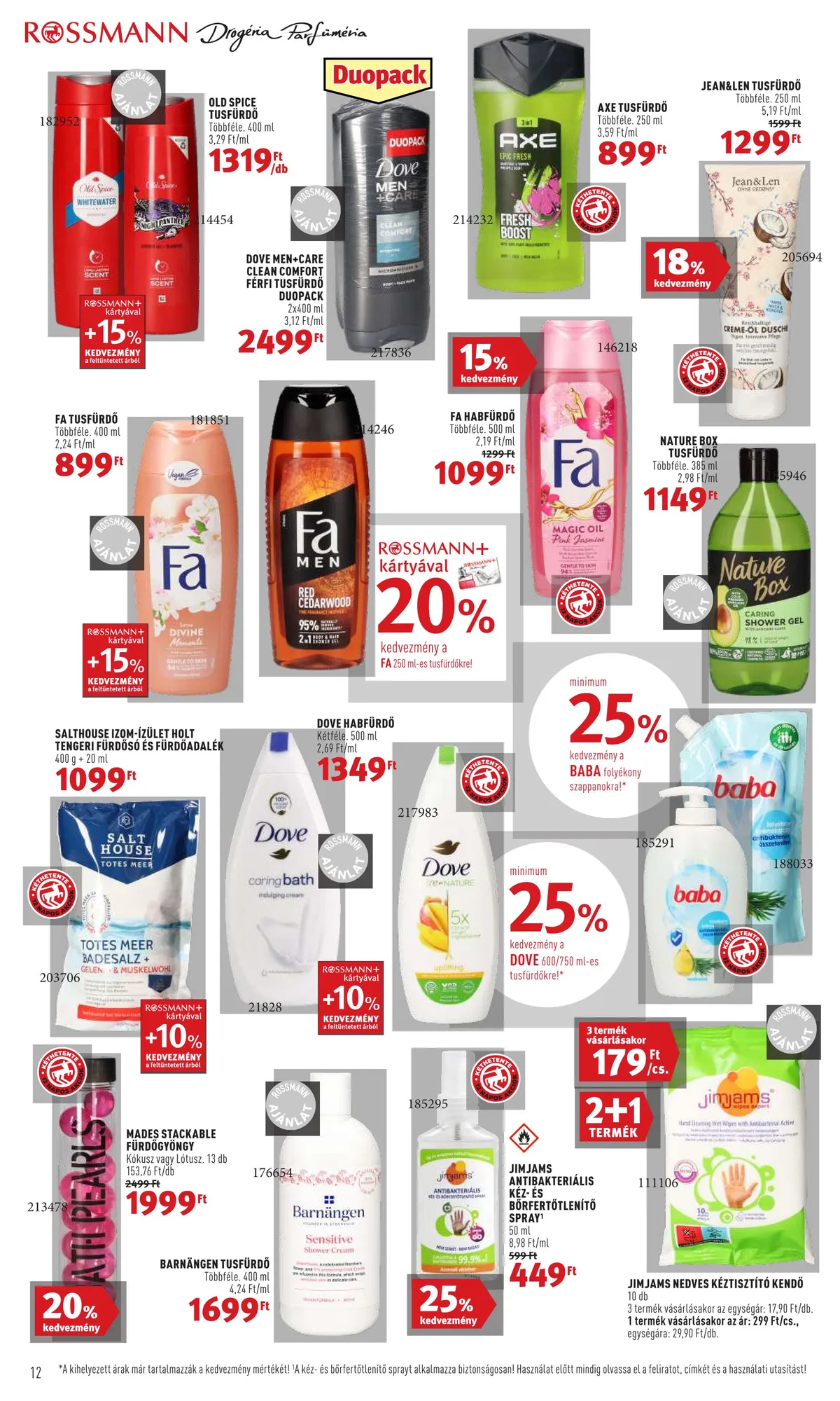 Rossmann akciós újság 09.19–09.30 – 12. oldal