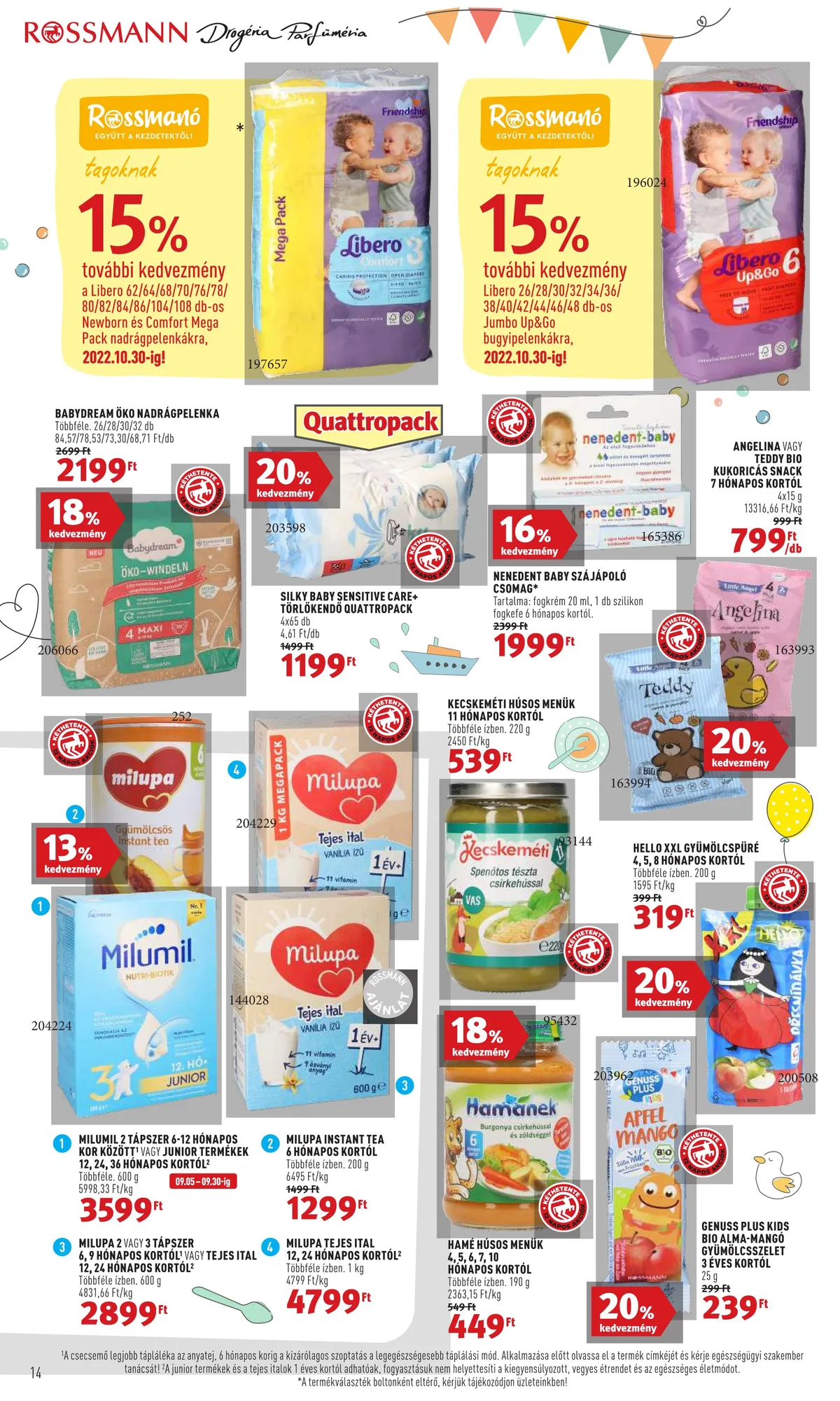 Rossmann akciós újság 09.19–09.30 – 14. oldal