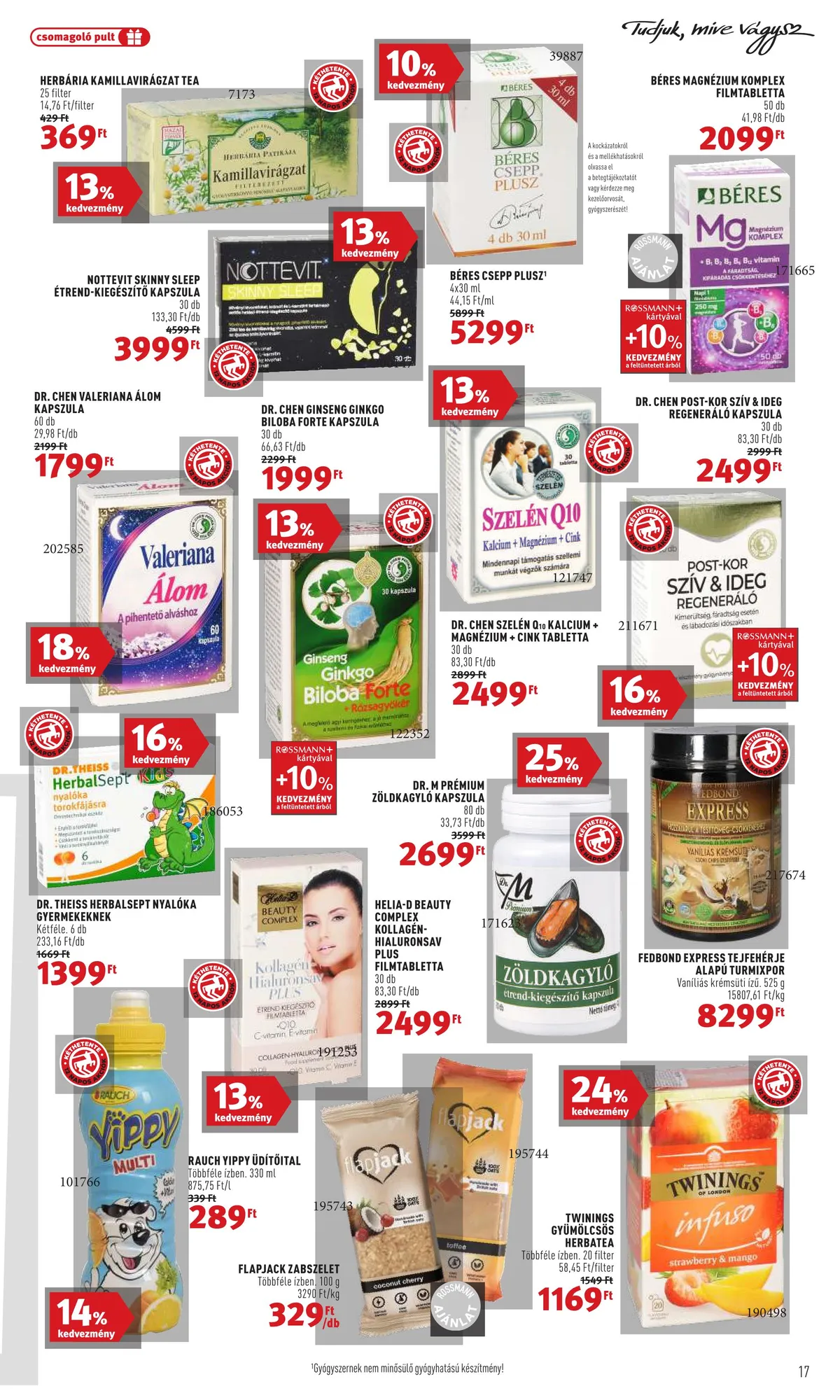 Rossmann akciós újság 09.19–09.30 – 17. oldal
