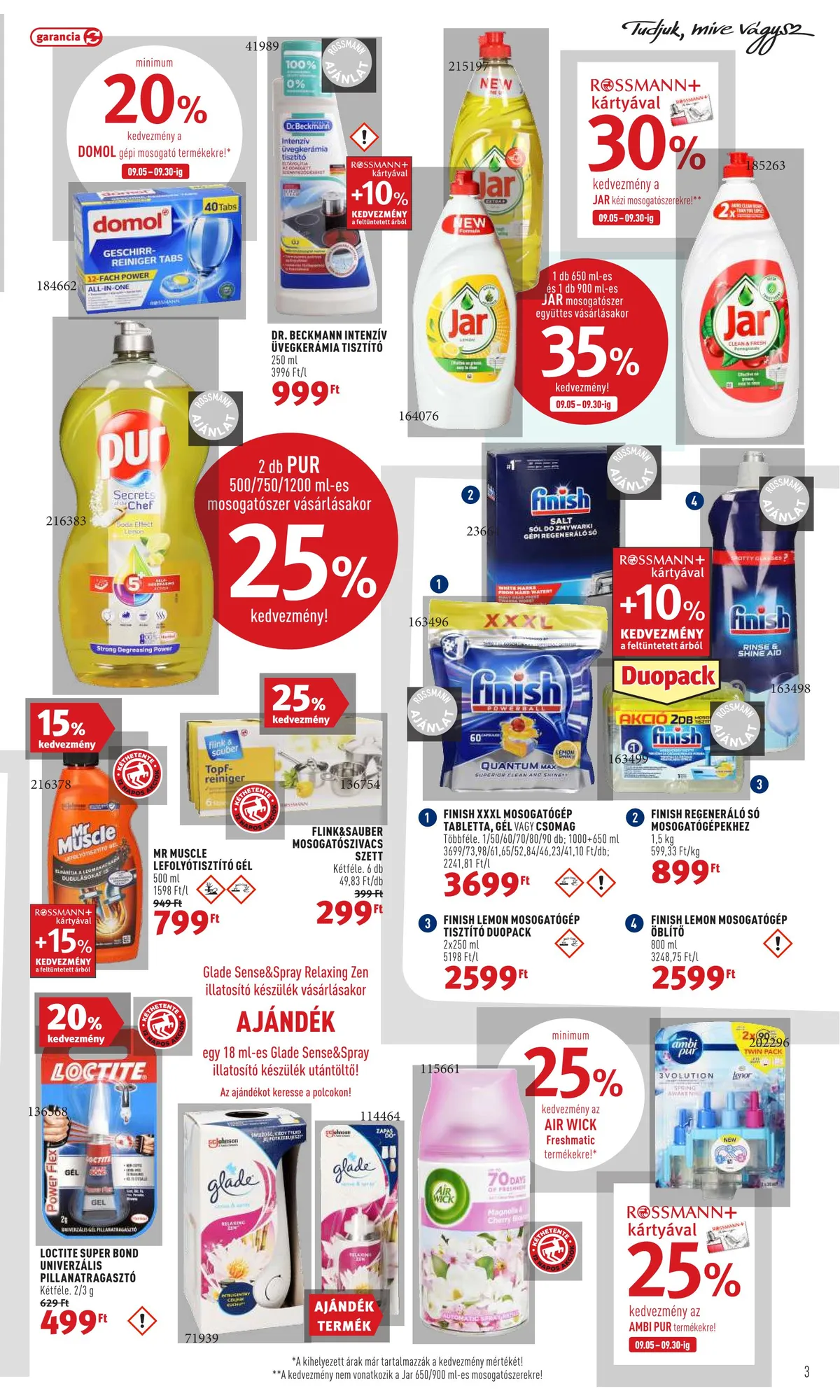 Rossmann akciós újság 09.19–09.30 – 3. oldal