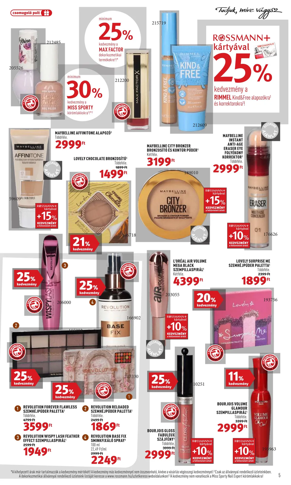 Rossmann akciós újság 09.19–09.30 – 5. oldal