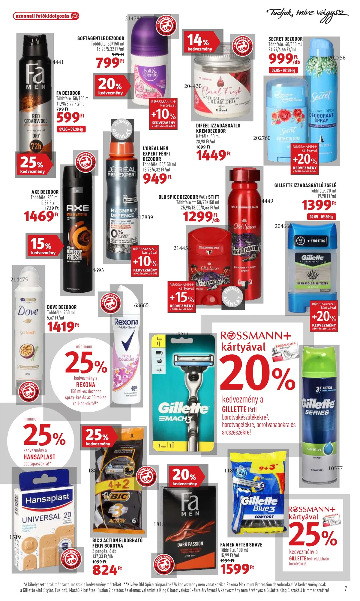 Rossmann akciós újság 09.19–09.30 – 7. oldal
