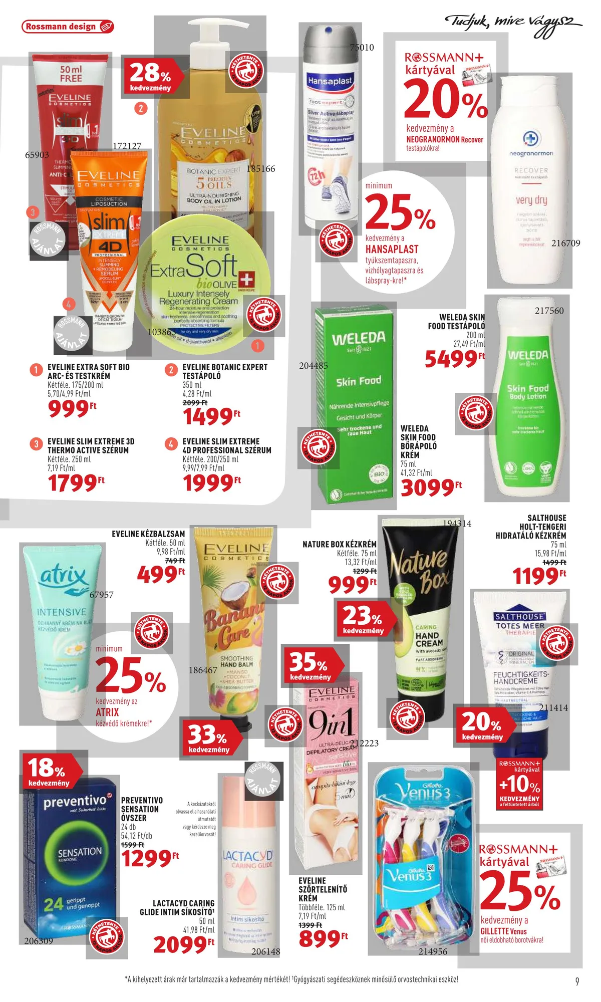 Rossmann akciós újság 09.19–09.30 – 9. oldal