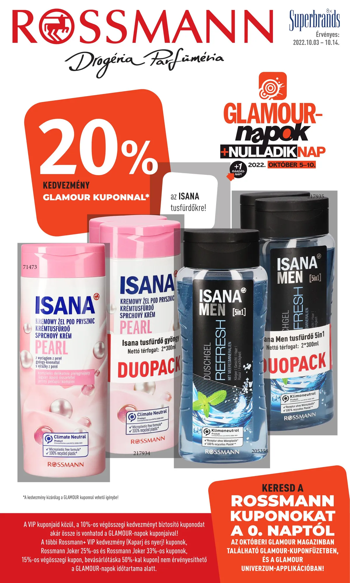 Rossmann akciós újság 10.03–10.14