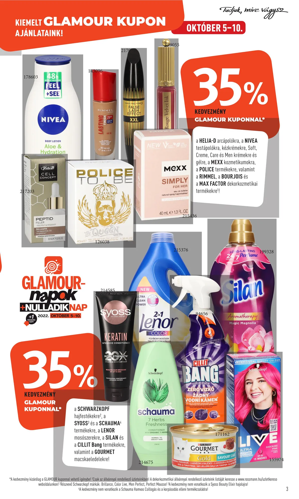 Rossmann akciós újság 10.03–10.14 – 3. oldal