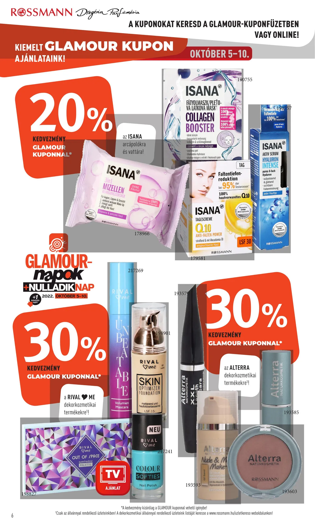 Rossmann akciós újság 10.03–10.14 – 6. oldal