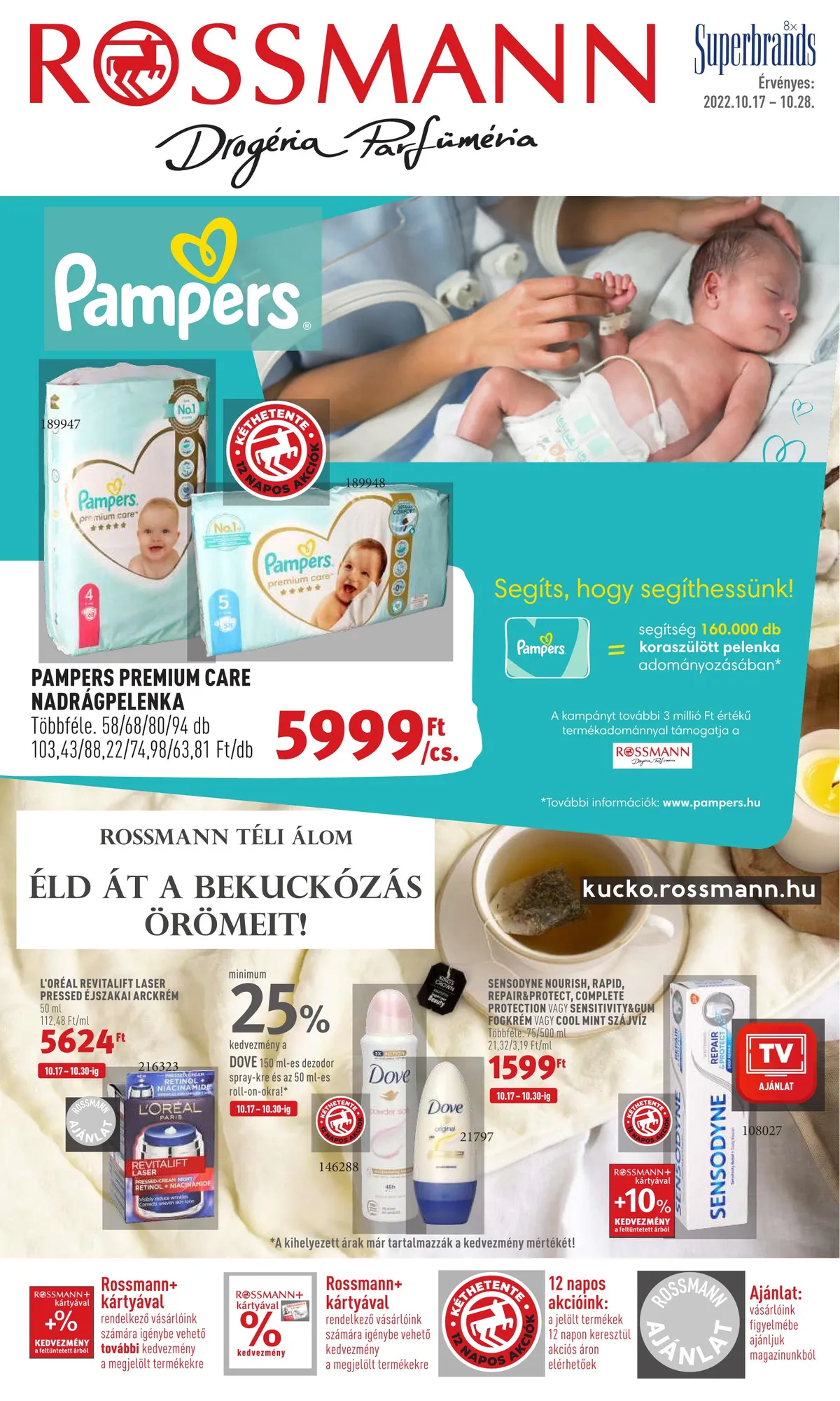 Rossmann akciós újság 10.17–10.28