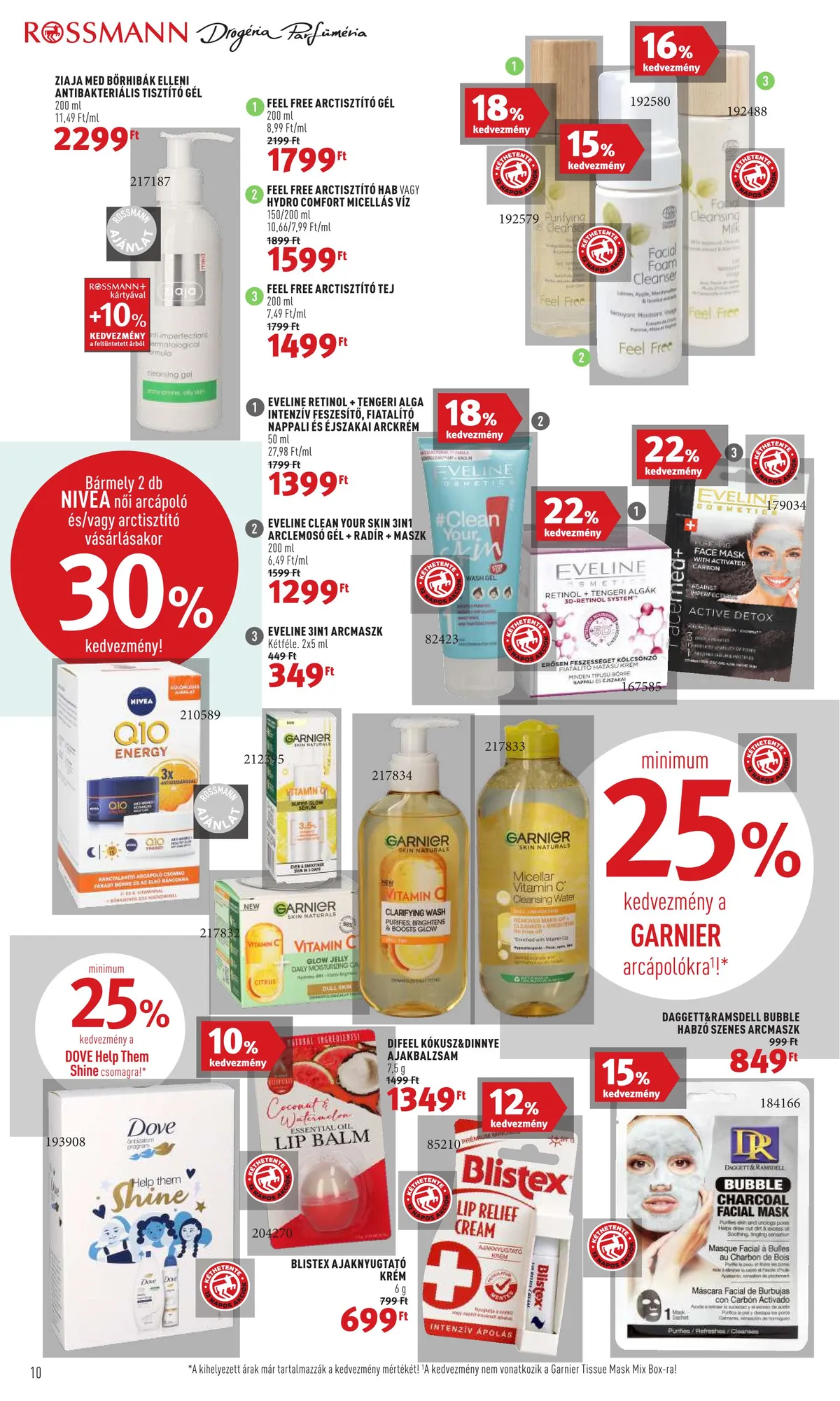 Rossmann akciós újság 10.17–10.28 – 10. oldal