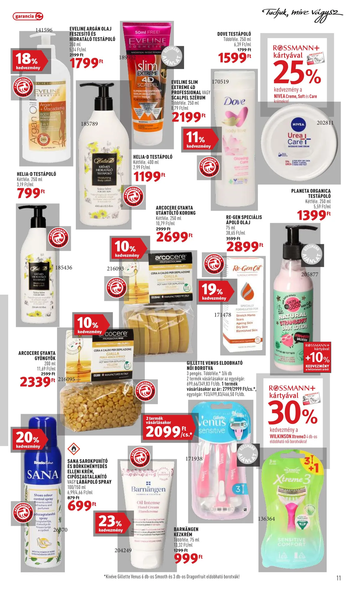 Rossmann akciós újság 10.17–10.28 – 11. oldal