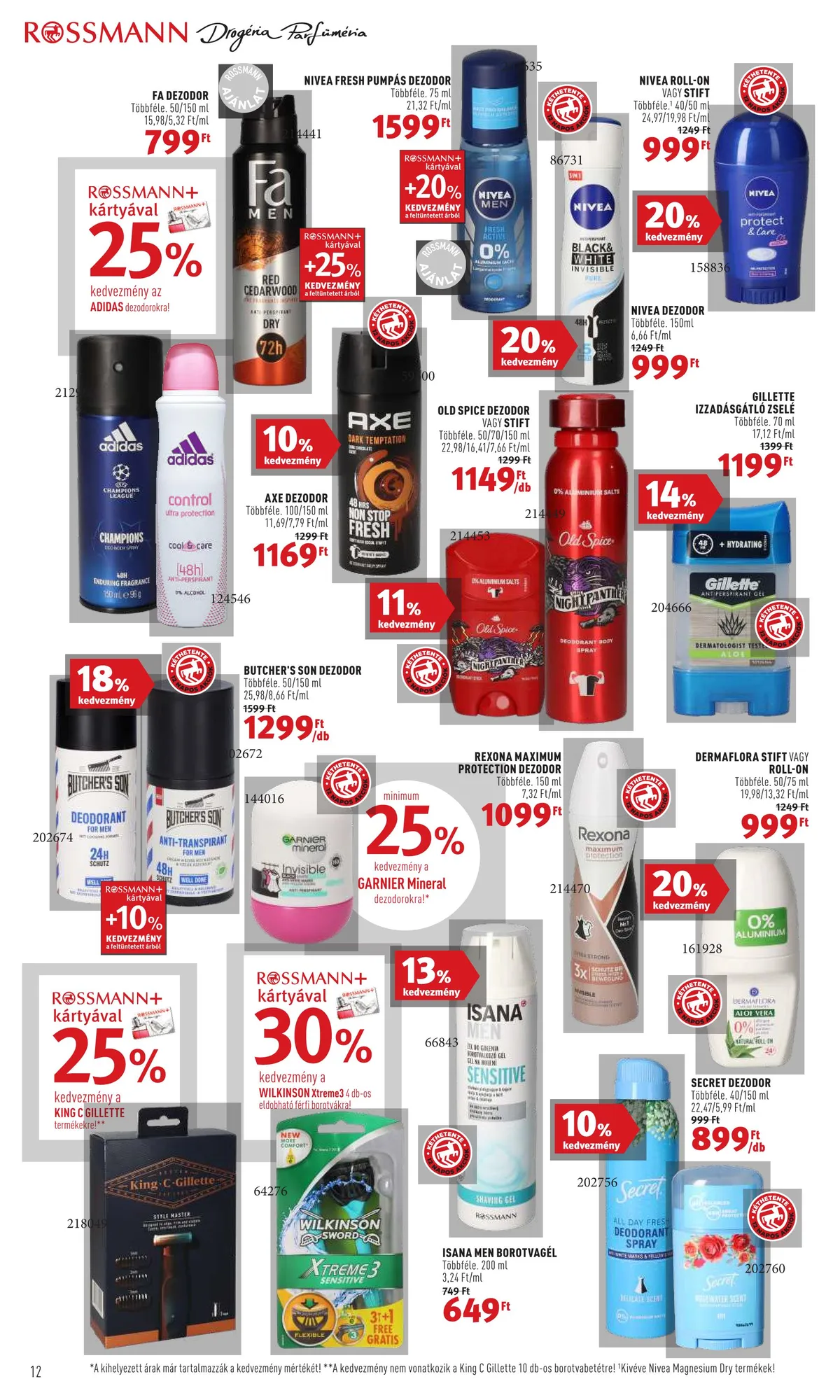 Rossmann akciós újság 10.17–10.28 – 12. oldal