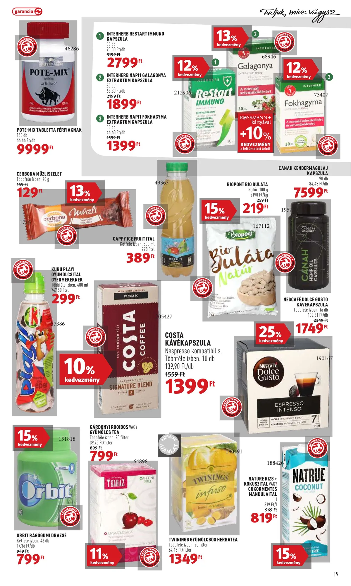 Rossmann akciós újság 10.17–10.28 – 19. oldal