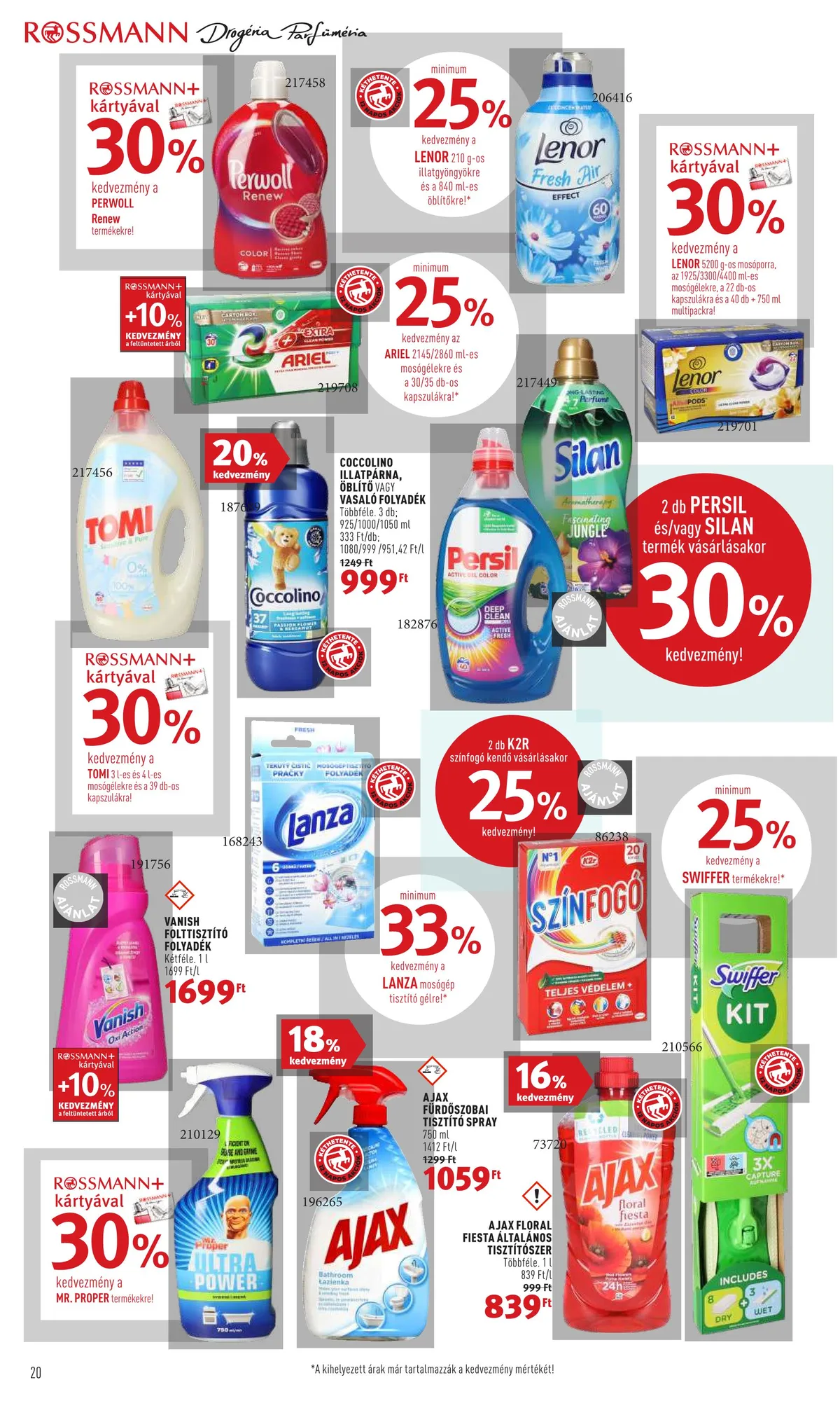 Rossmann akciós újság 10.17–10.28 – 20. oldal