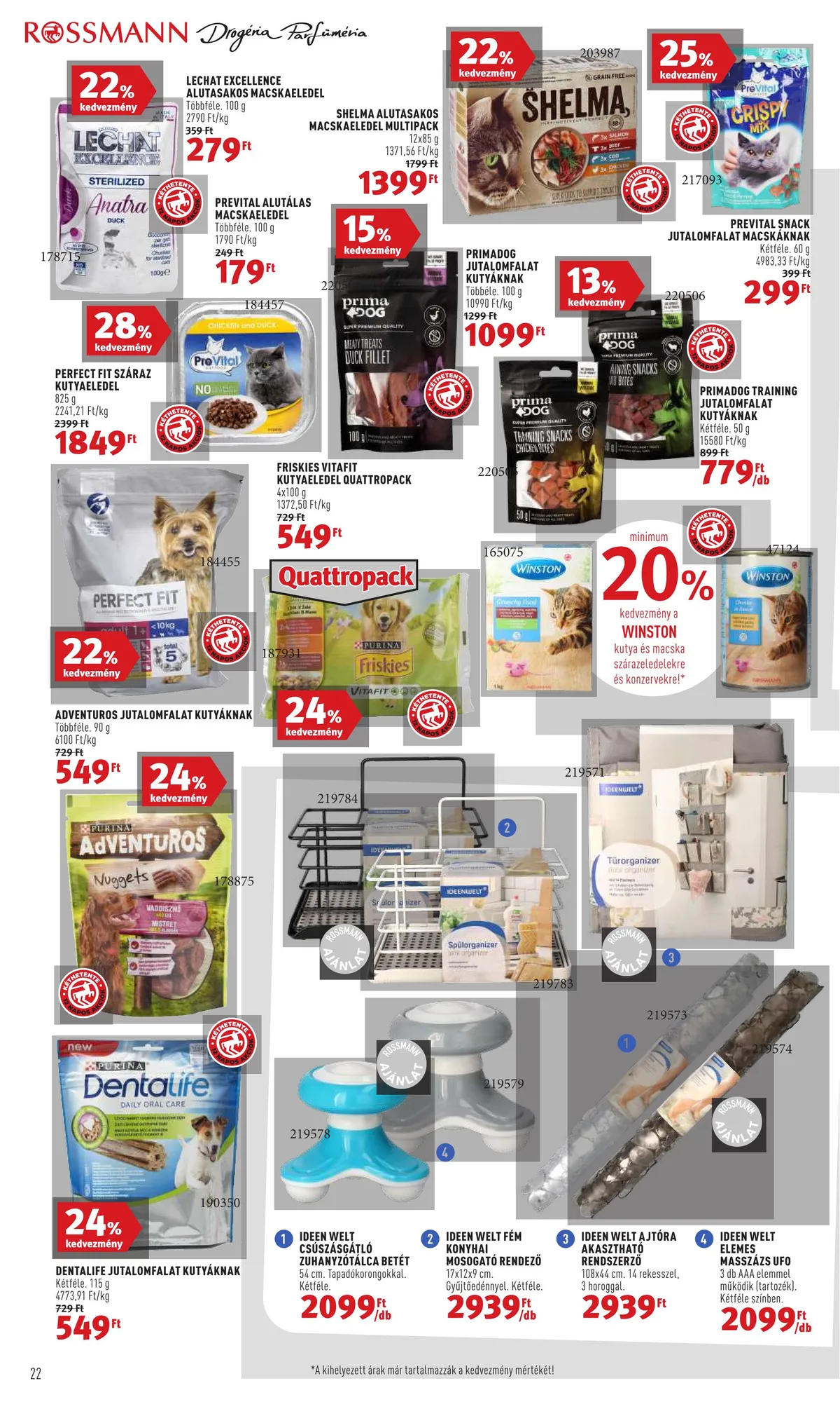 Rossmann akciós újság 10.17–10.28 – 22. oldal