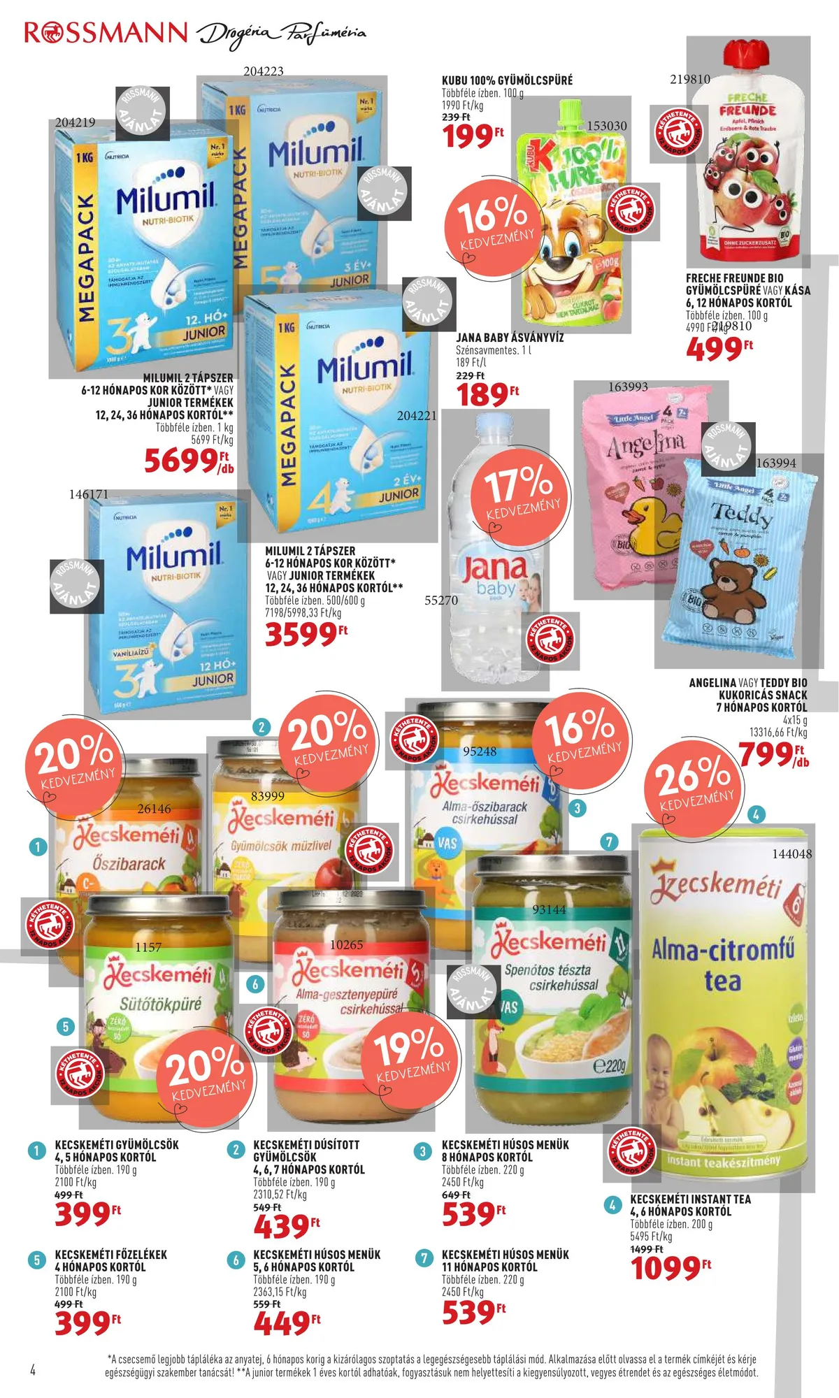 Rossmann akciós újság 10.17–10.28 – 4. oldal