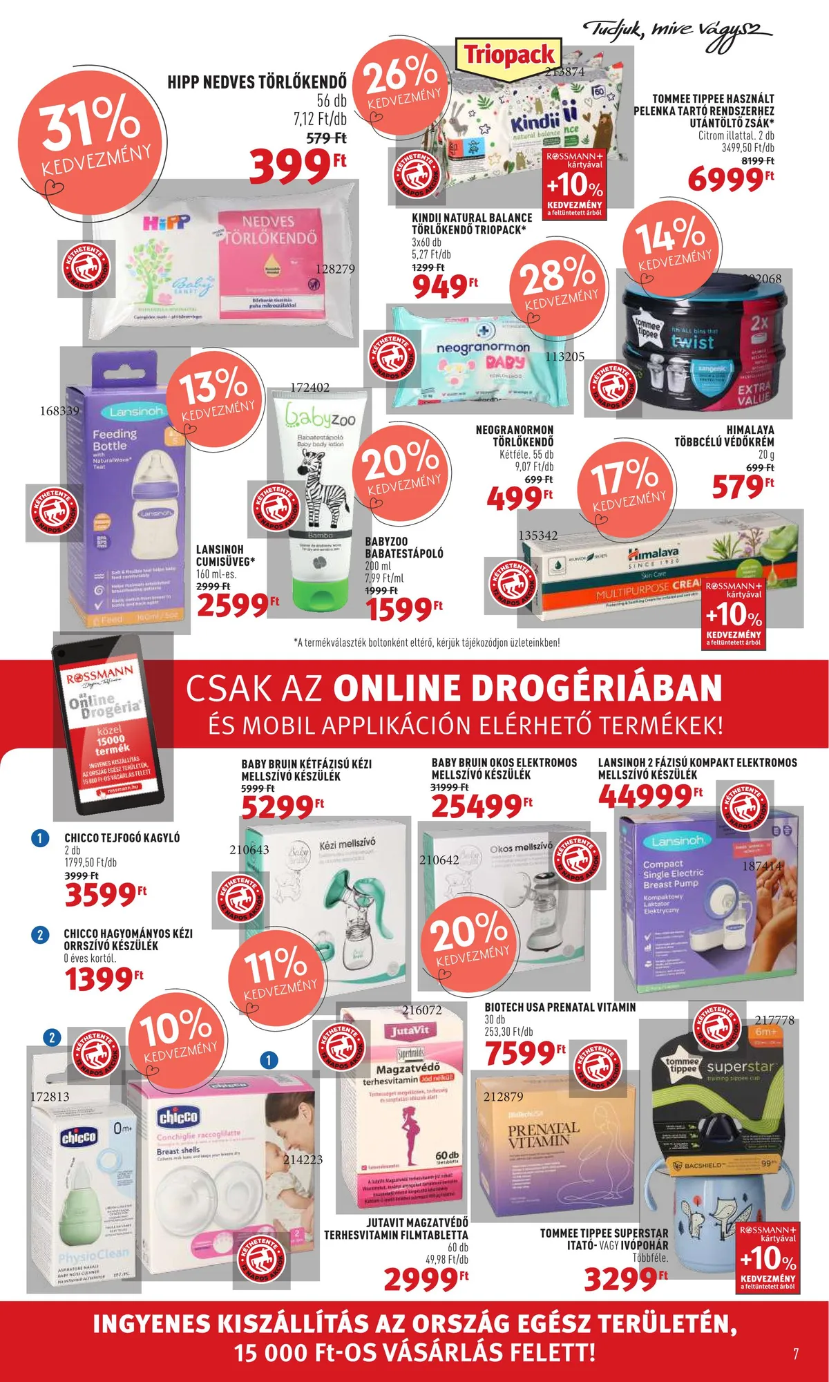 Rossmann akciós újság 10.17–10.28 – 7. oldal